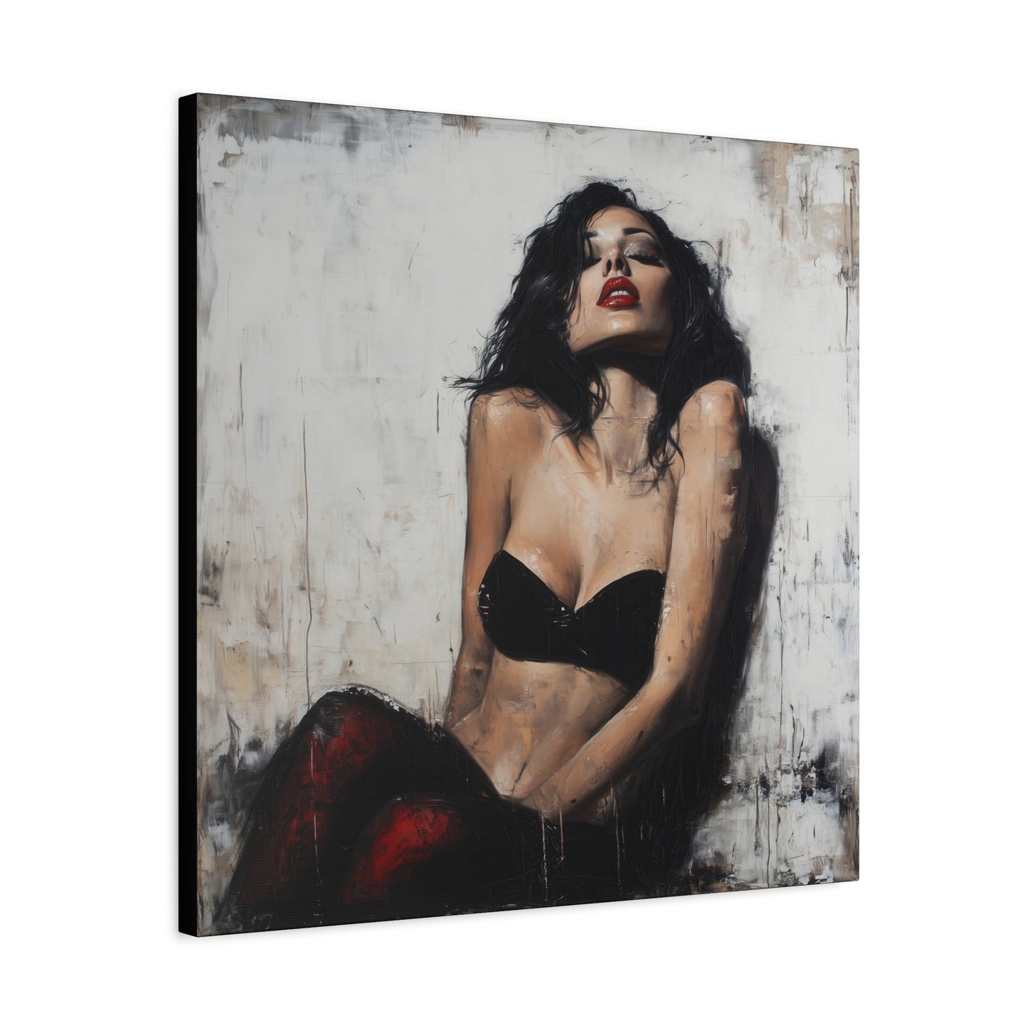 Gallery Wrapped Canvas, Sinners and Saints Art Canvas, Erotic Art Canvas – Alexa