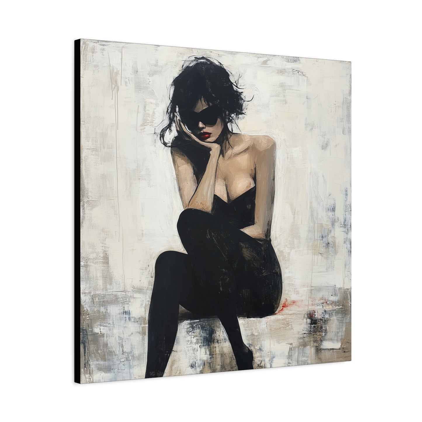 Gallery Wrapped Canvas, Sinners and Saints Art Canvas, Erotic Pinup Art Canvas – Fairuza
