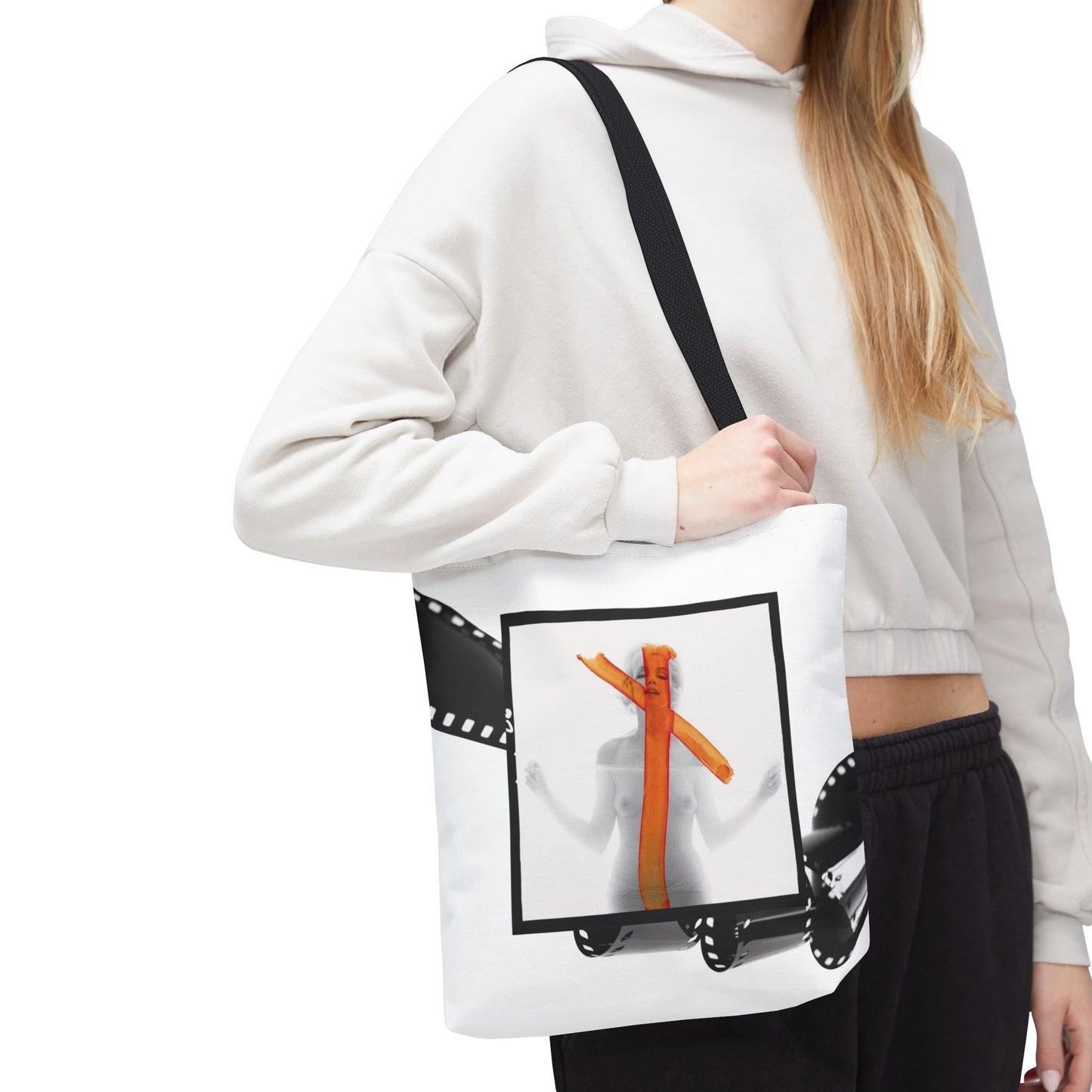 Celebrity Tote Bag, Utility Tote - Marilyn Monroe Autograph Tote - Burned Negative