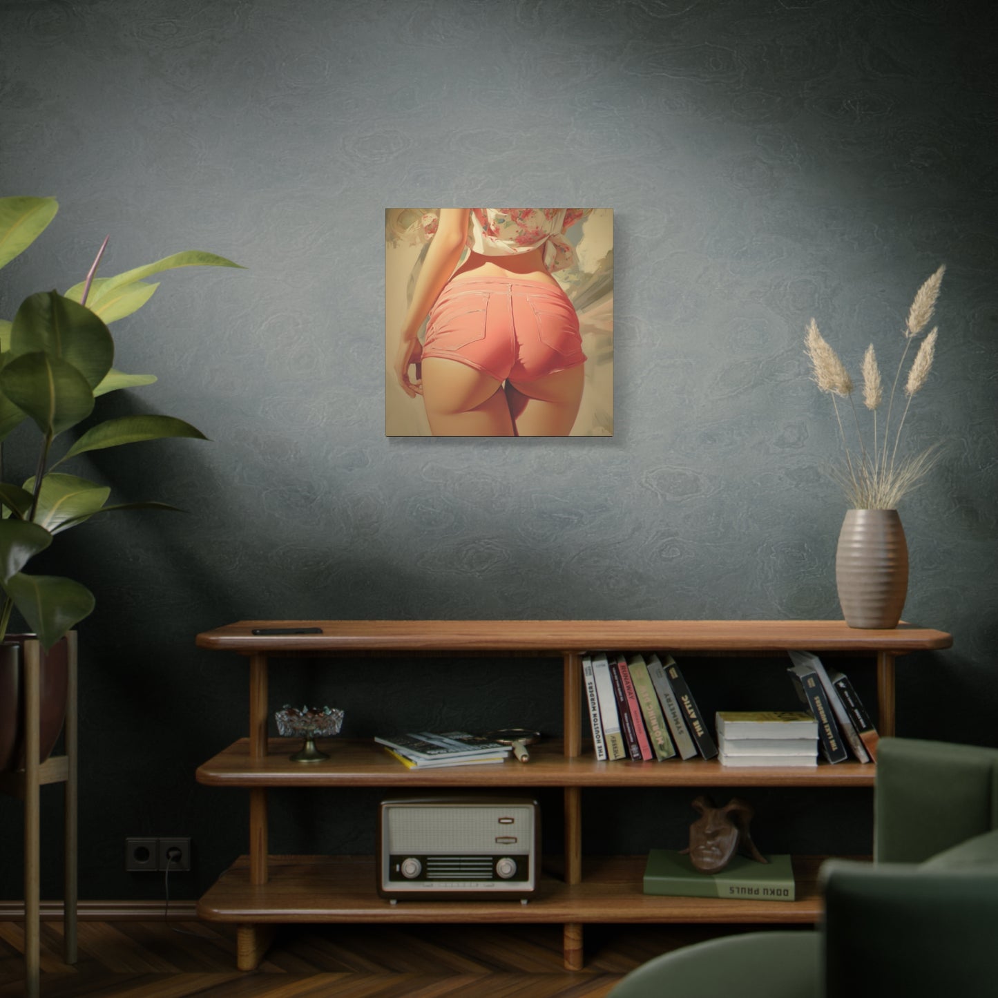 Gallery Wrapped Canvas, Tongue and Cheek Art Canvas, Naughty Girl Art Canvas – Tammy