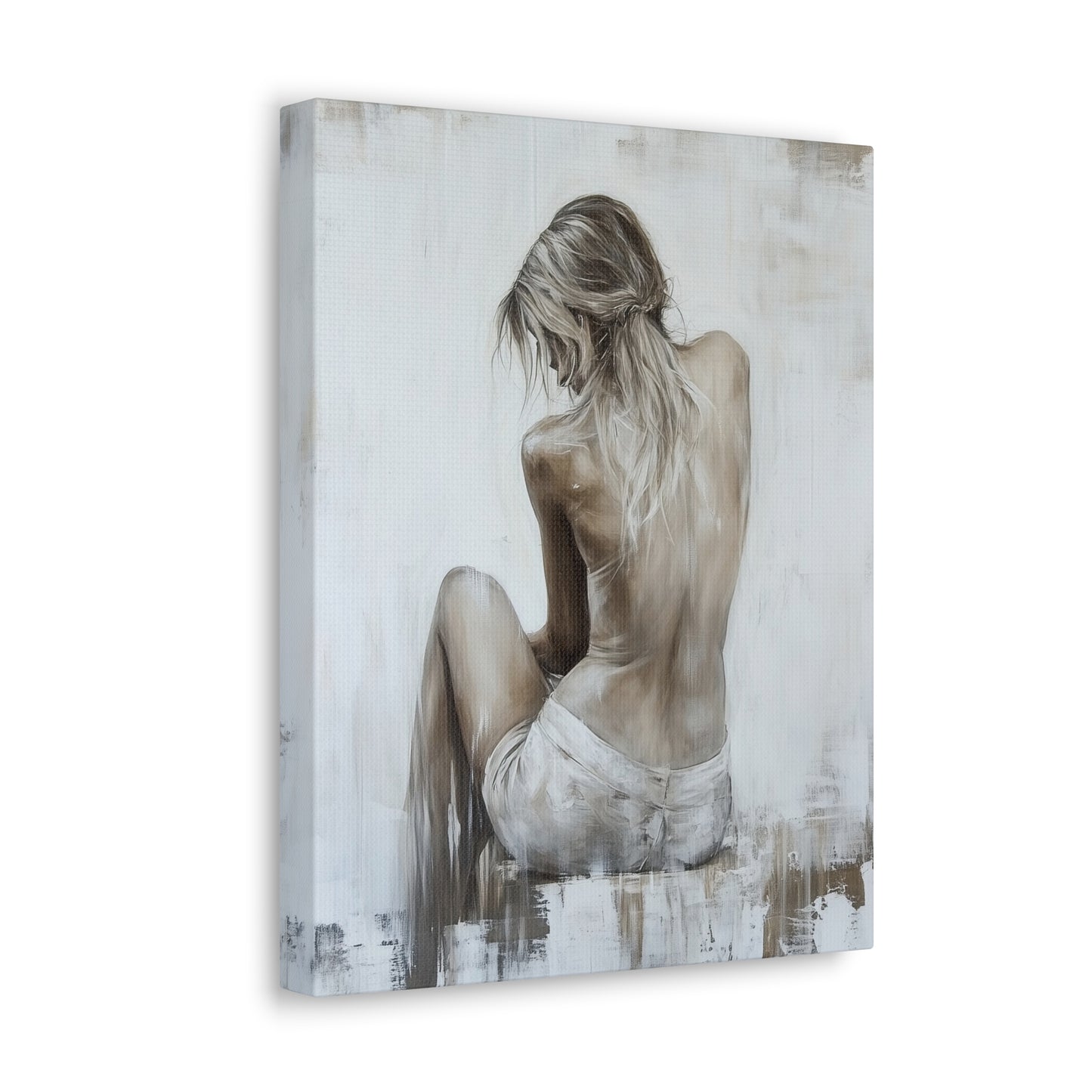 Gallery Wrapped Canvas, Sinners and Saints Art Canvas, Erotic Pinup Art Canvas – Katherine