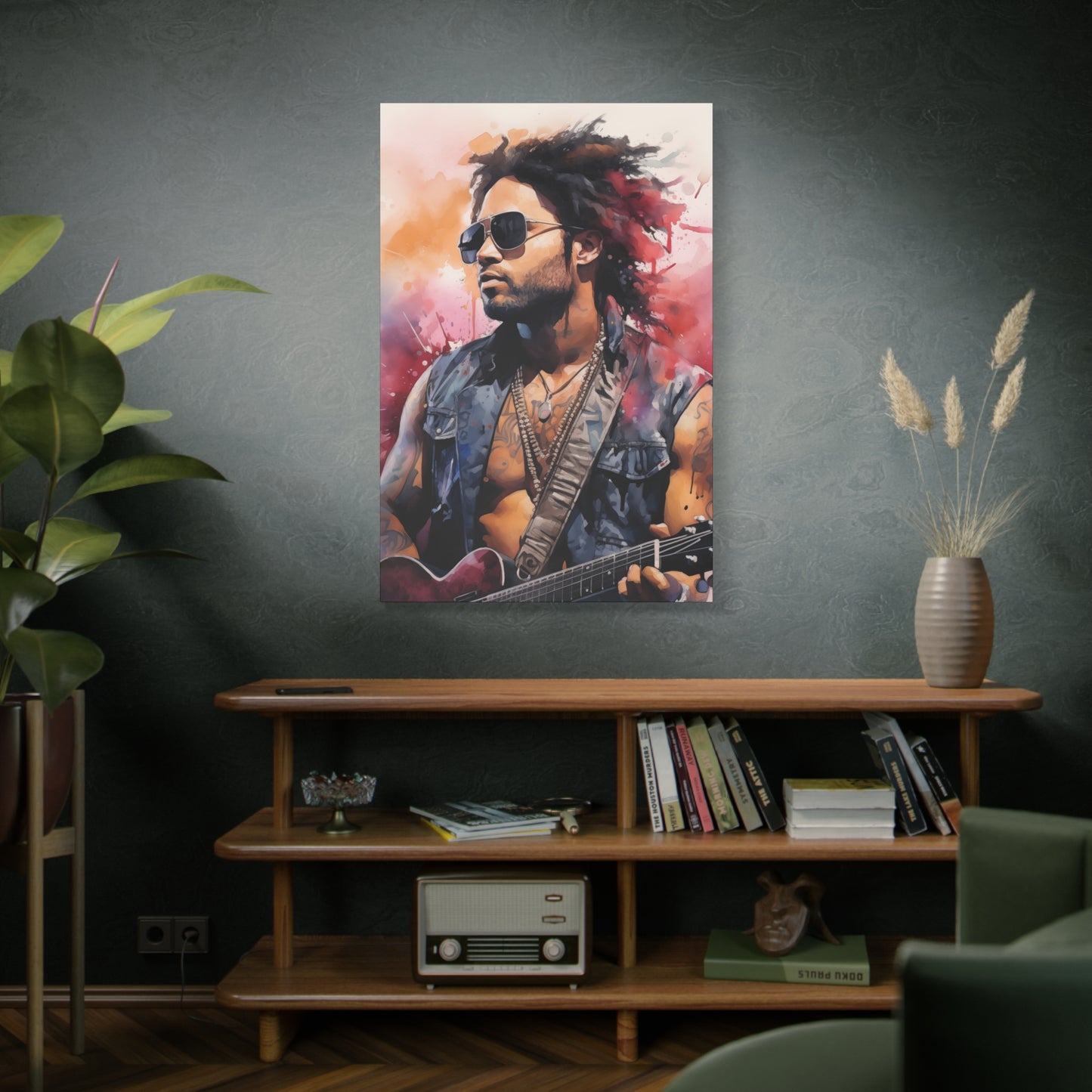 Gallery Wrapped Canvas, Celebrity Inspired, Pop Art Canvas – Lenny