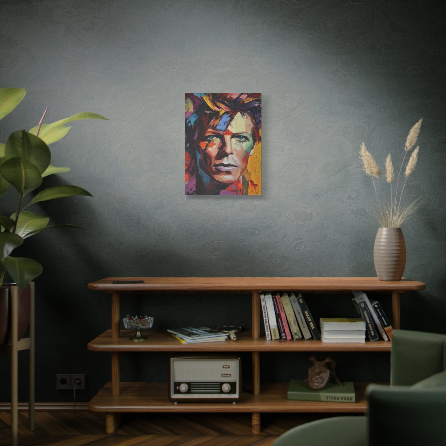 Gallery Wrapped Canvas, Celebrity Inspired, Pop Art Canvas – Bowie