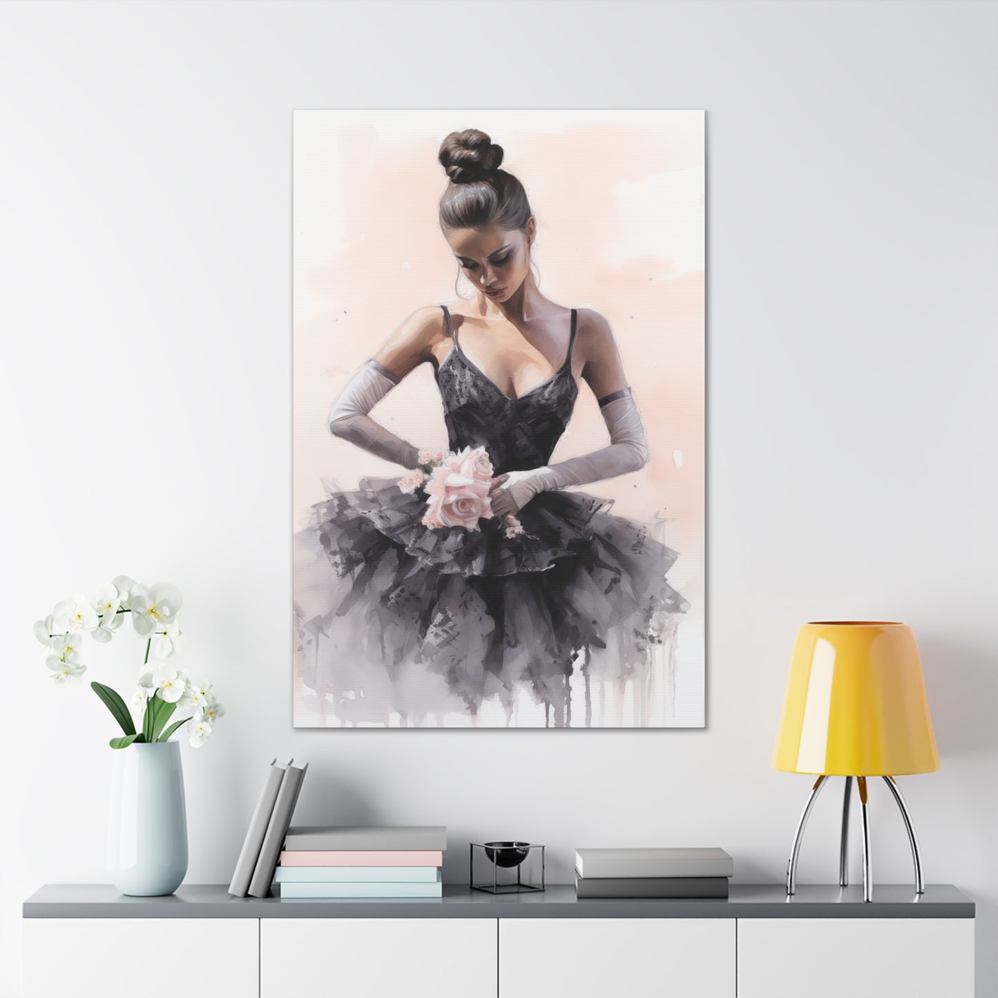 Gallery Wrapped Canvas, Ballerina Beauty, Ballet Art Canvas – Sonja