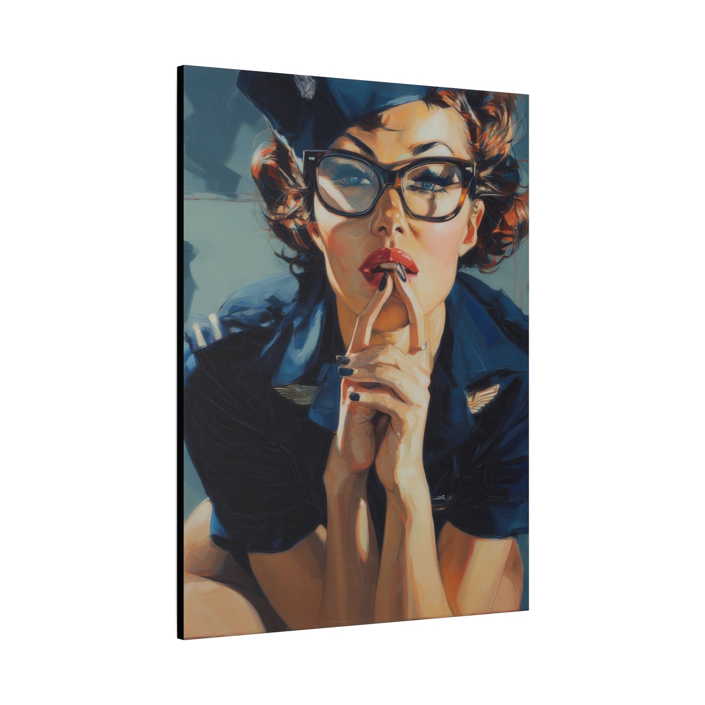 Gallery Wrapped Canvas, Liberty and Lace Art Canvas, Erotic Art Canvas – Peggy Sue