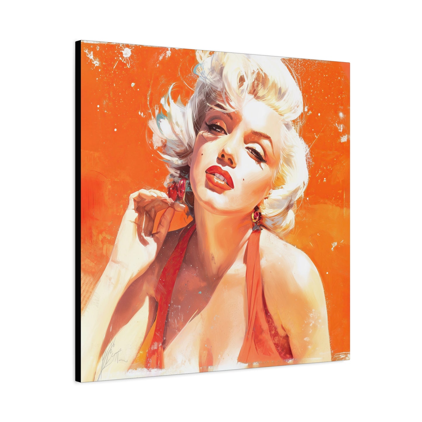 Gallery Wrapped Canvas, The Diva Project Art Canvas, Pinup Art Canvas – Marilyn Monroe - THREE