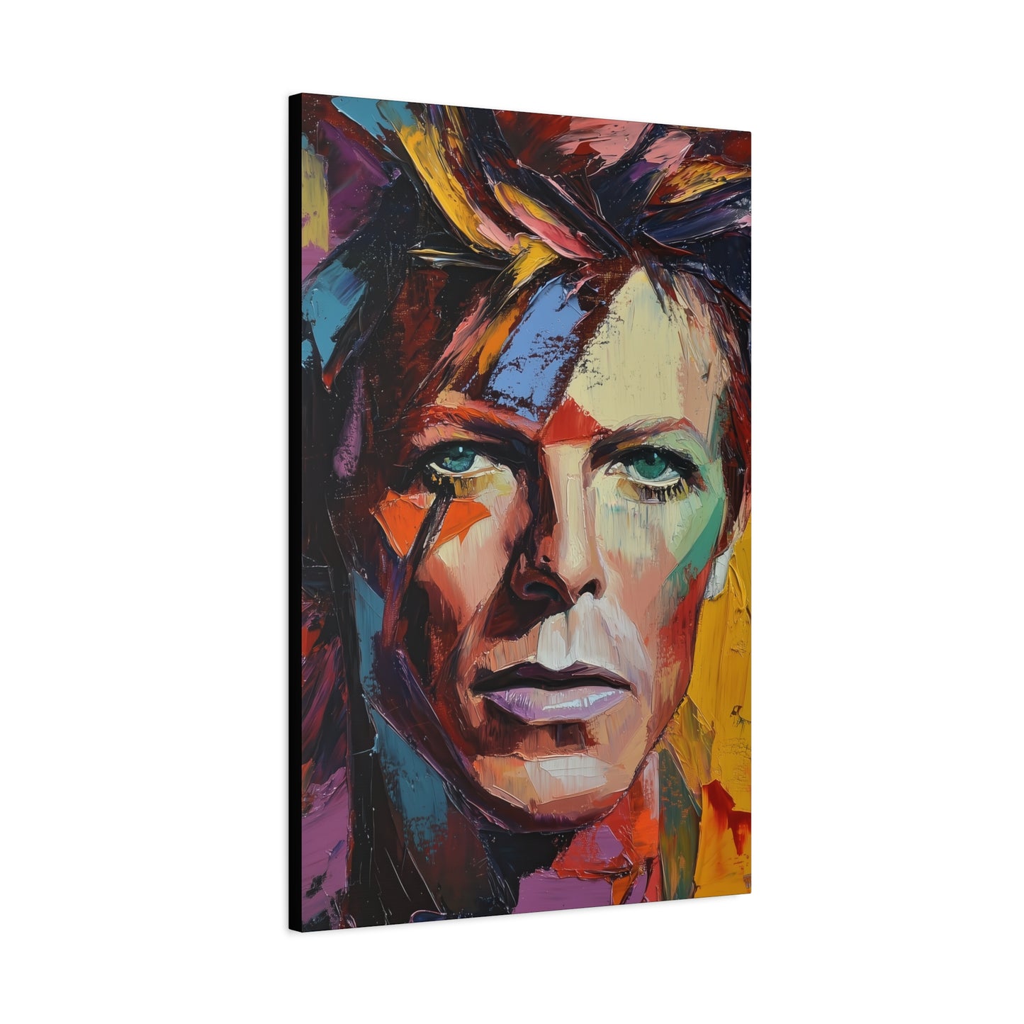 Gallery Wrapped Canvas, Celebrity Inspired, Pop Art Canvas – Bowie