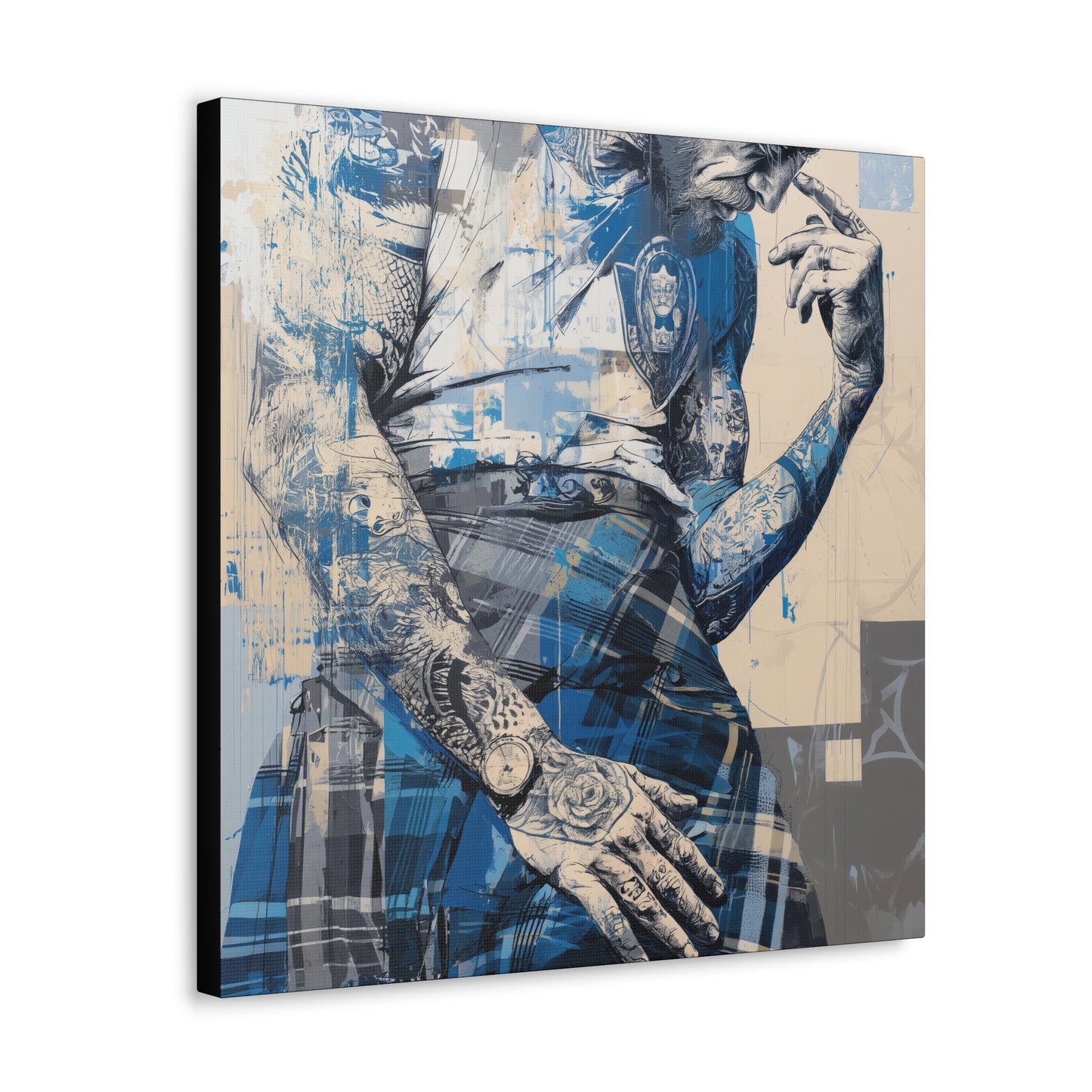 Gallery Wrapped Canvas, Kilts and Carnage Art Canvas, Erotic Pinup Art Canvas – Connor