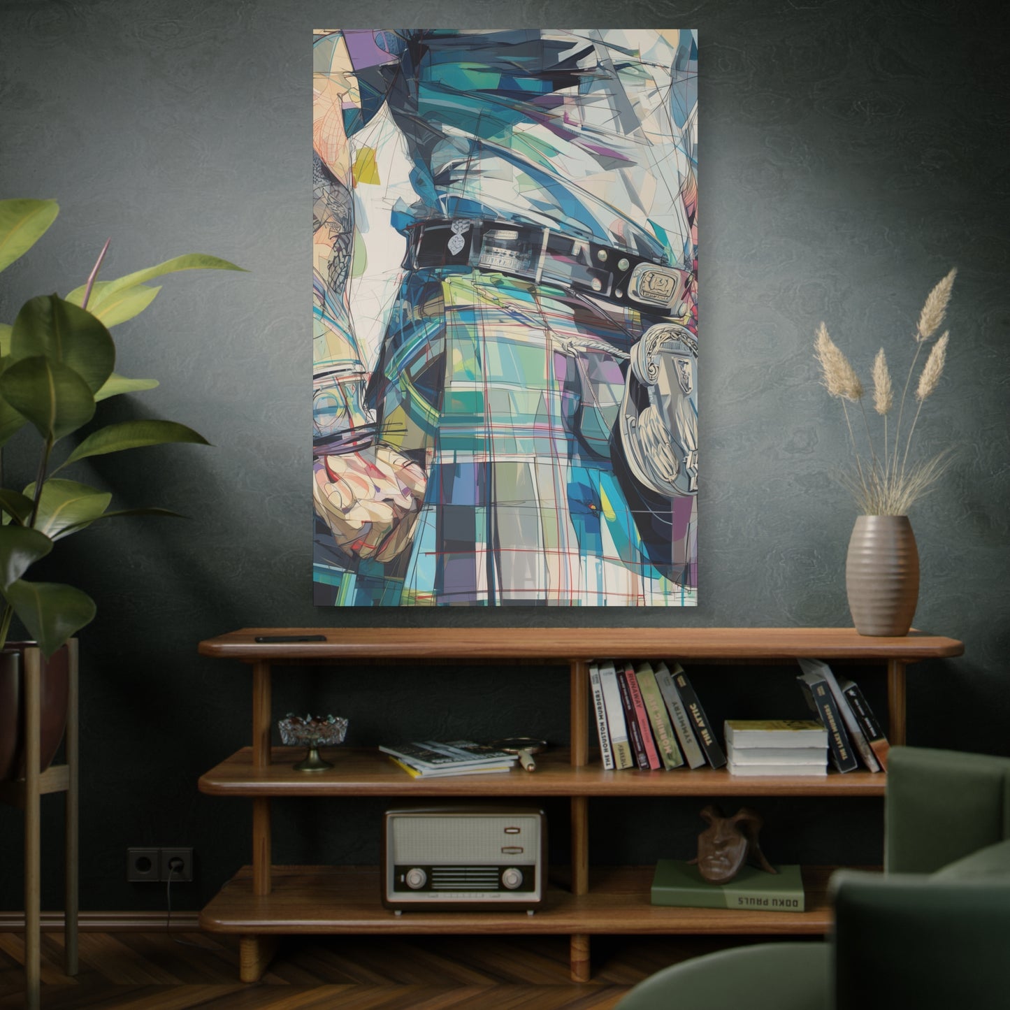 Gallery Wrapped Canvas, Kilts and Carnage Art Canvas, Erotic Pinup Art Canvas – Finn