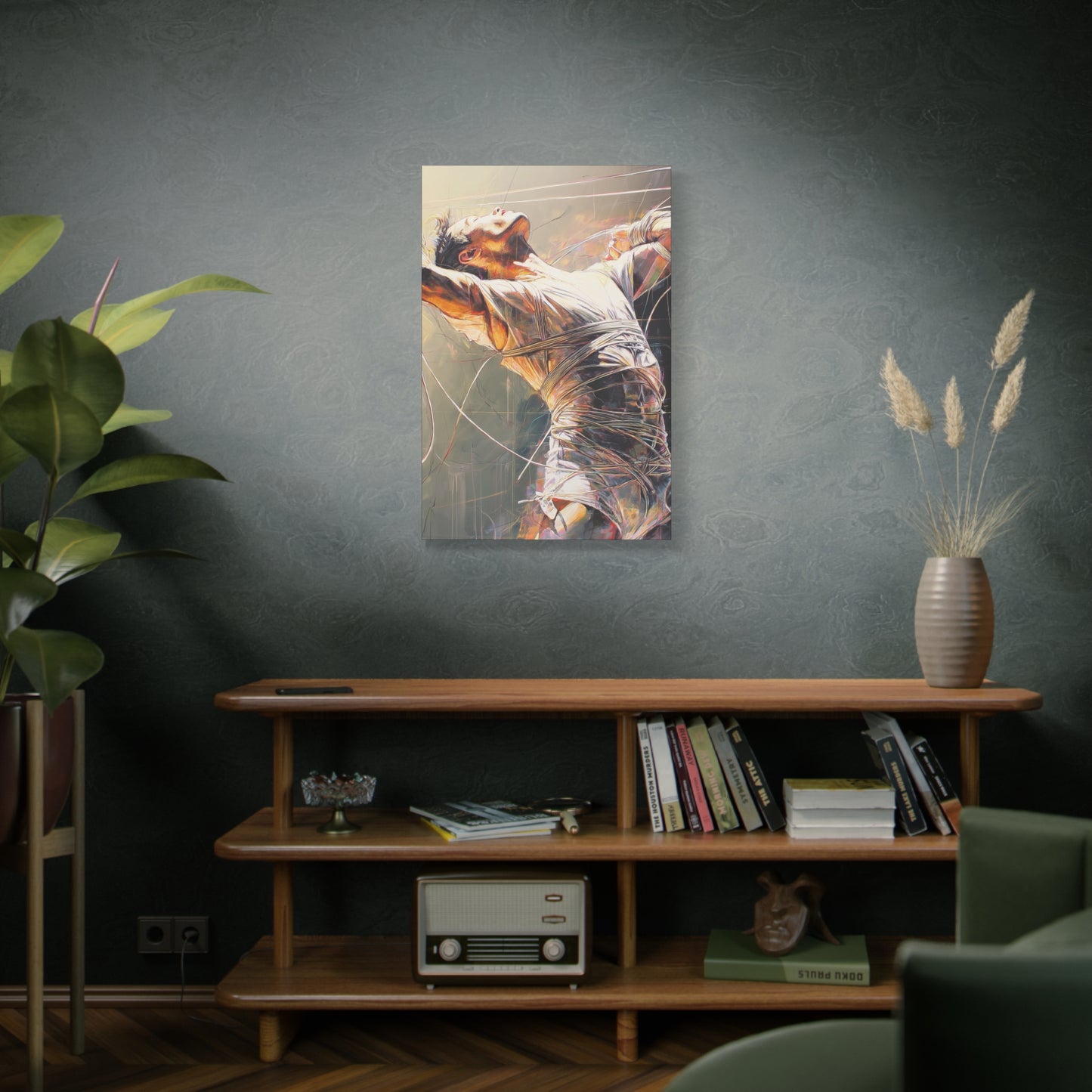 Gallery Wrapped Canvas, Ropes and Reverence Art Canvas, Erotic Shibari Art Canvas – Nikolai