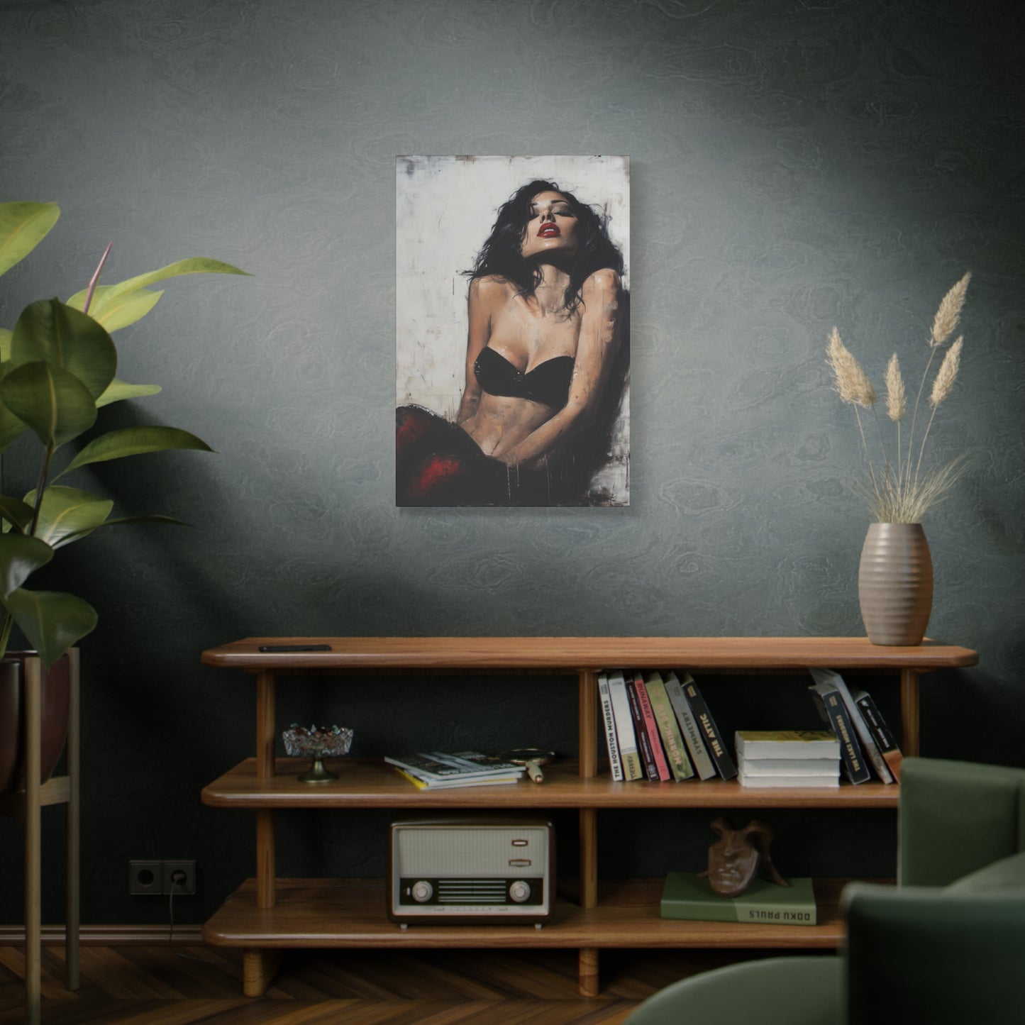 Gallery Wrapped Canvas, Sinners and Saints Art Canvas, Erotic Art Canvas – Alexa