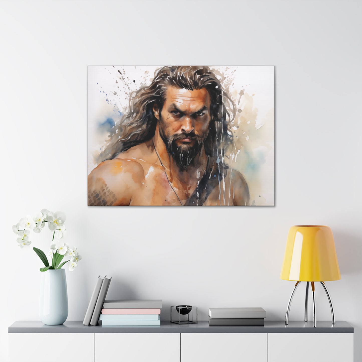 Gallery Wrapped Canvas, Celebrity Inspired, Pop Art Canvas – Jason