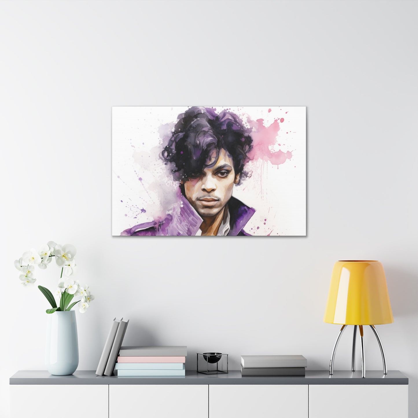 Gallery Wrapped Canvas, Celebrity Inspired, Pop Art Canvas – Prince Rogers