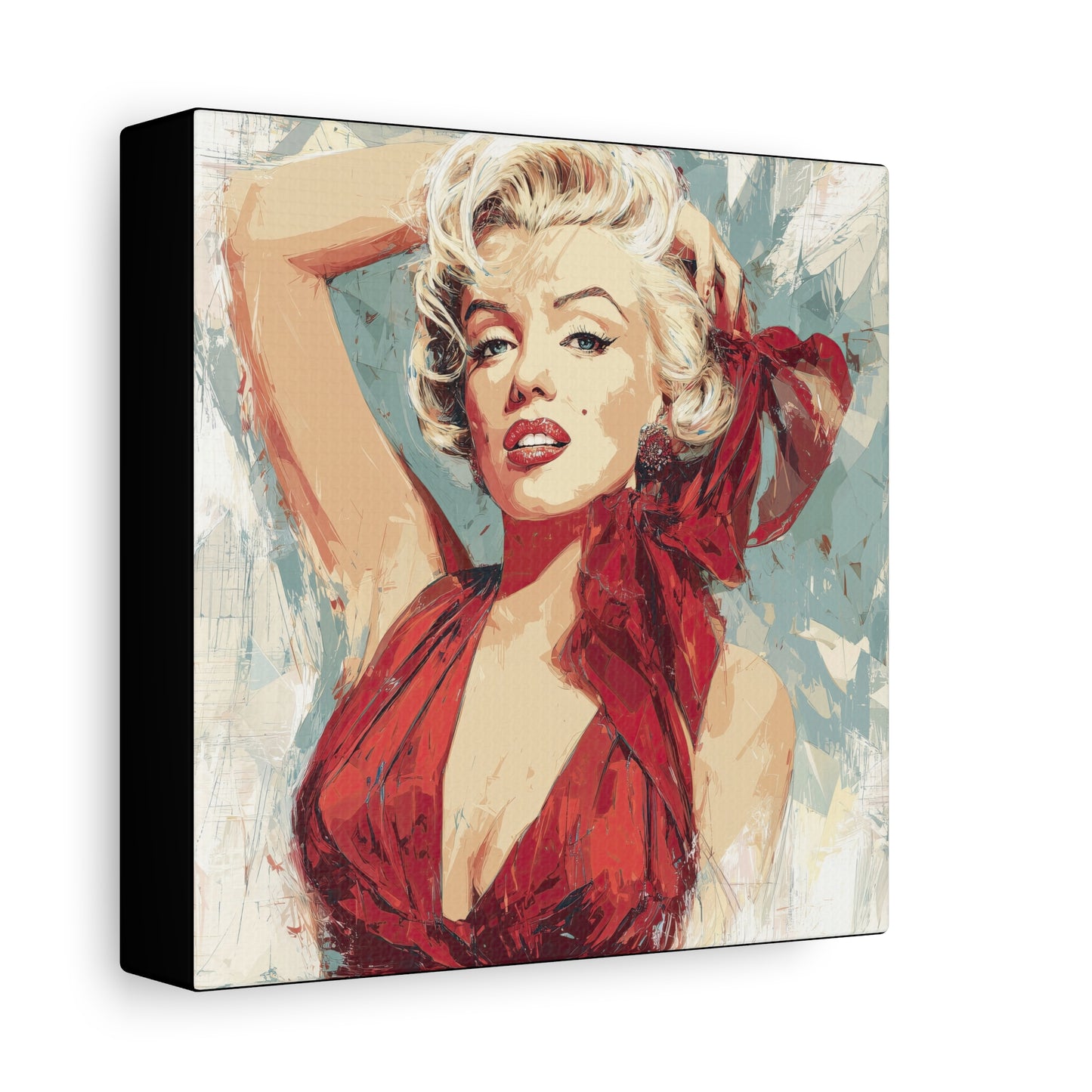 Gallery Wrapped Canvas, The Diva Project Art Canvas, Pinup Art Canvas – Marilyn Monroe - ONE