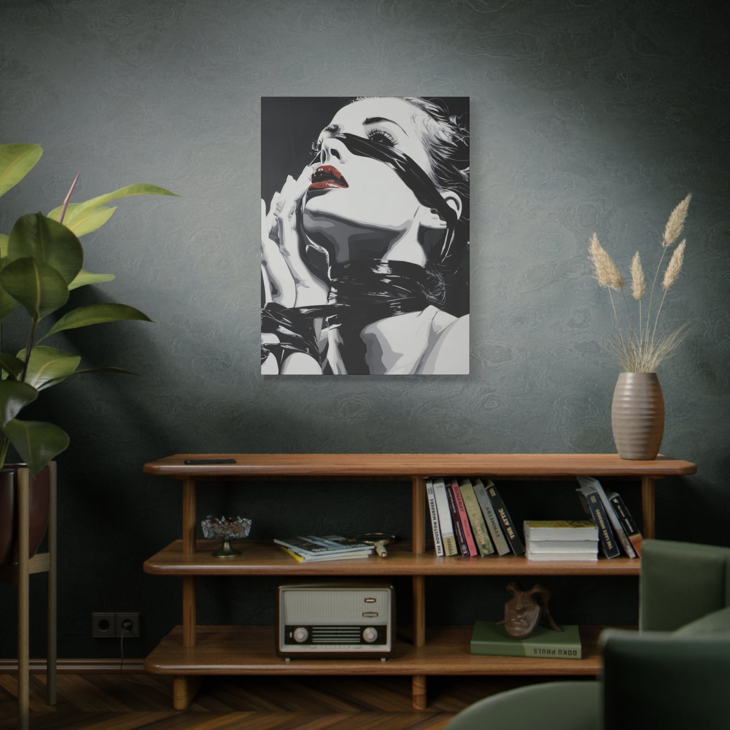 Gallery Wrapped Canvas, Ropes and Reverence Art Canvas, Erotic Shibari Art Canvas – Sable
