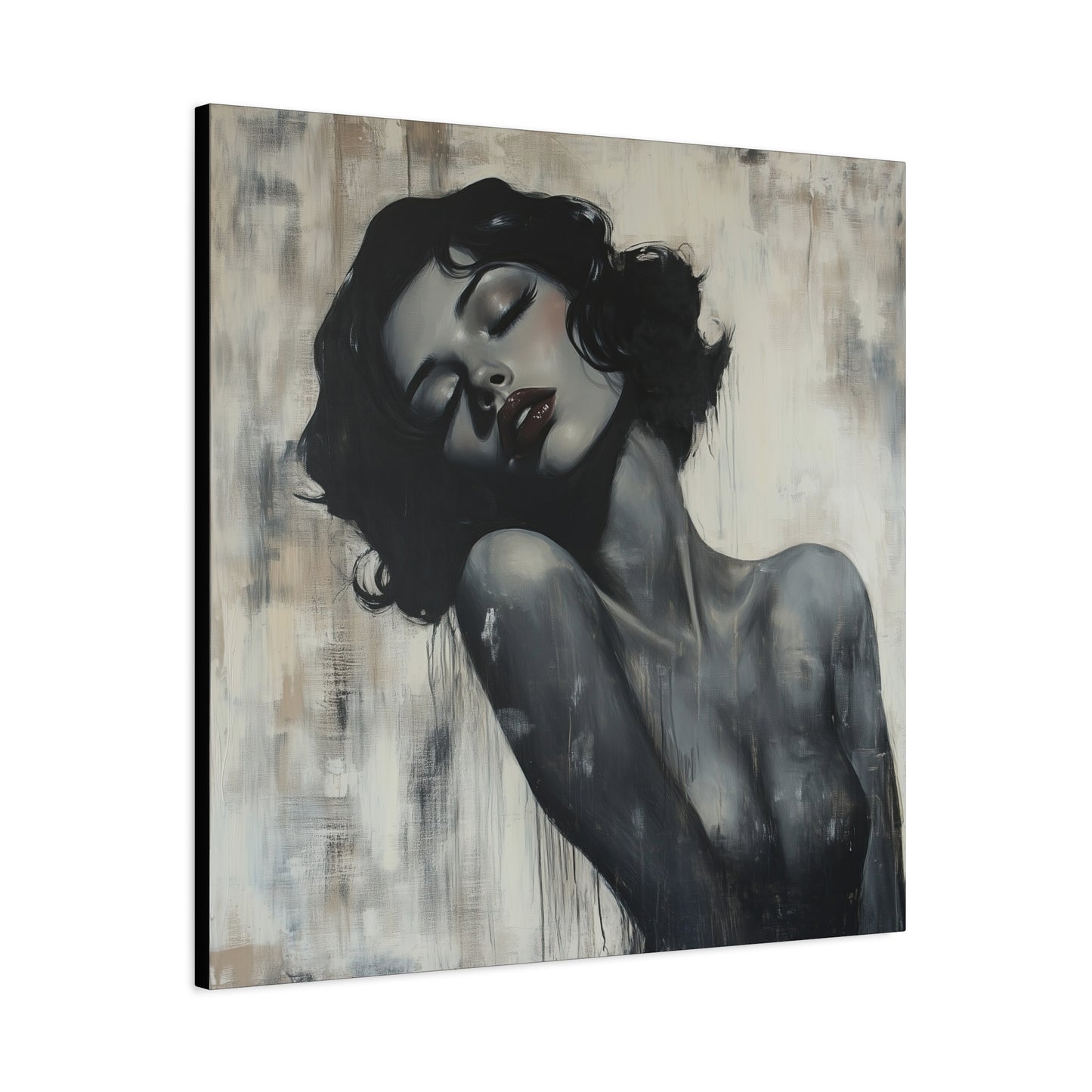 Gallery Wrapped Canvas, Sinners and Saints Art Canvas, Erotic Pinup Art Canvas – Lonna