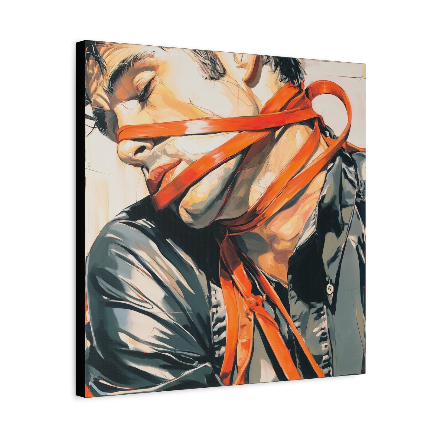 Gallery Wrapped Canvas, Ropes and Reverence Art Canvas, Erotic Shibari Art Canvas – Ryu