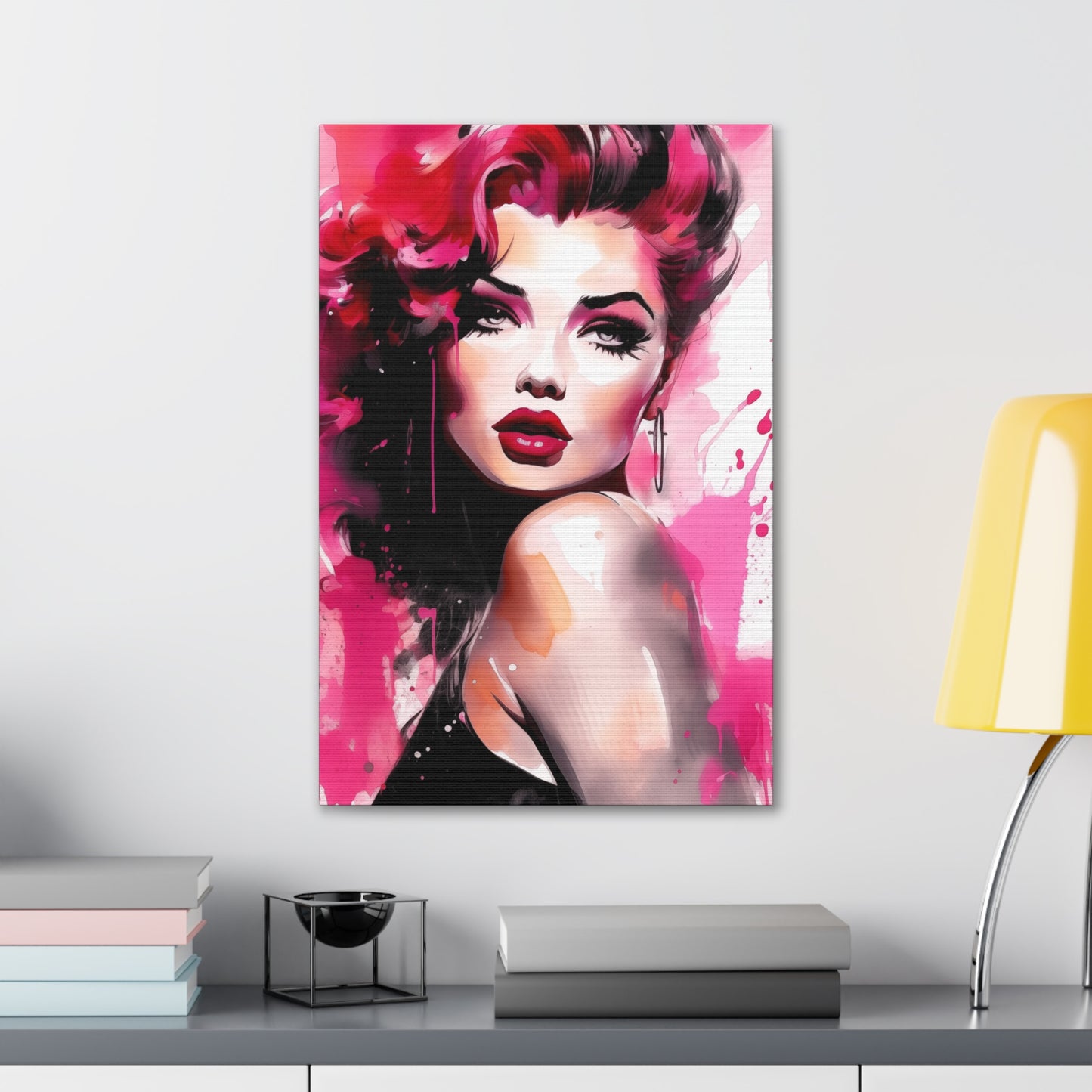 Canvas Wall Art, Gallery Wrapped Pop Art, Diva Wall Art – Thalia