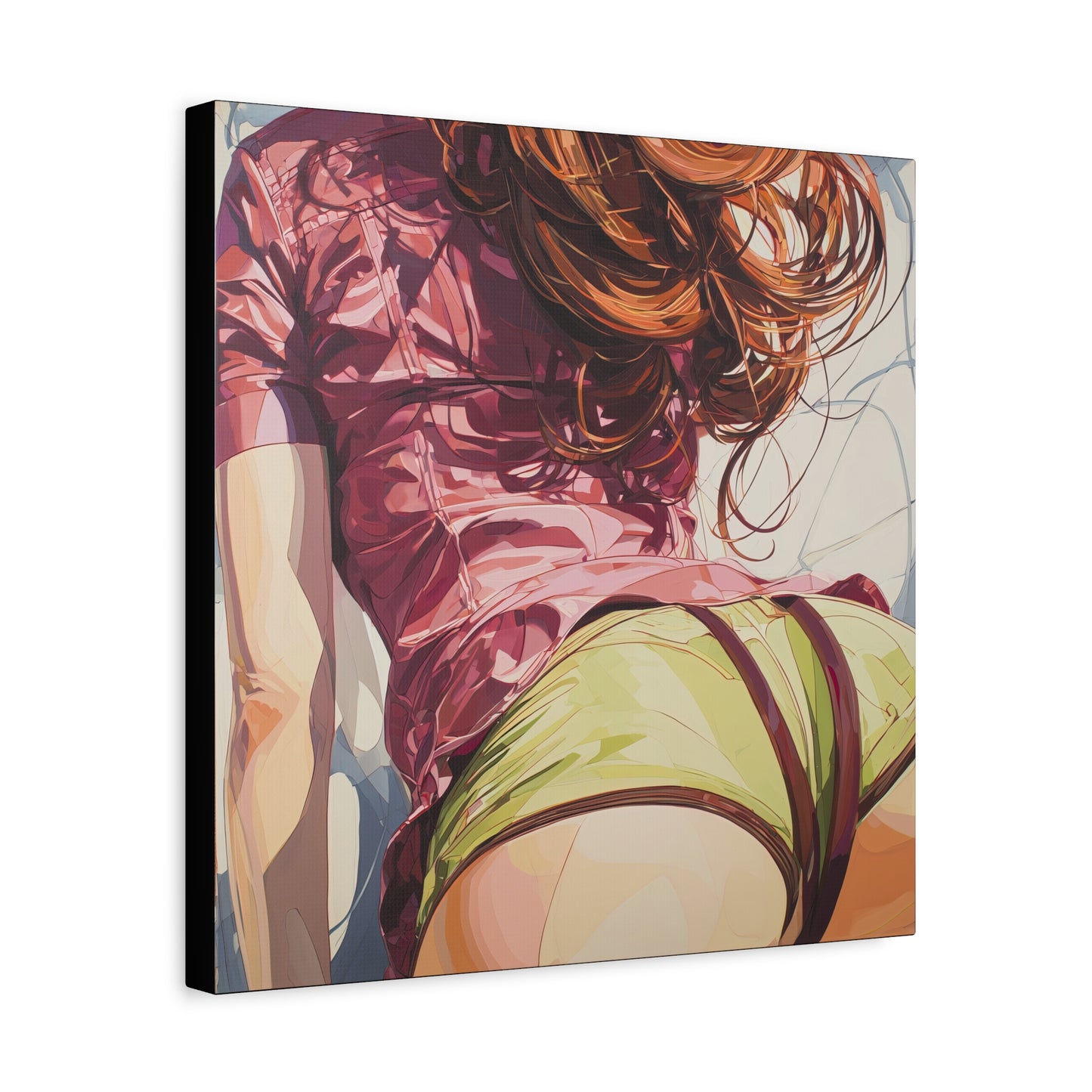 Gallery Wrapped Canvas, Tongue and Cheek Art Canvas, Naughty Girl Art Canvas – Persephone