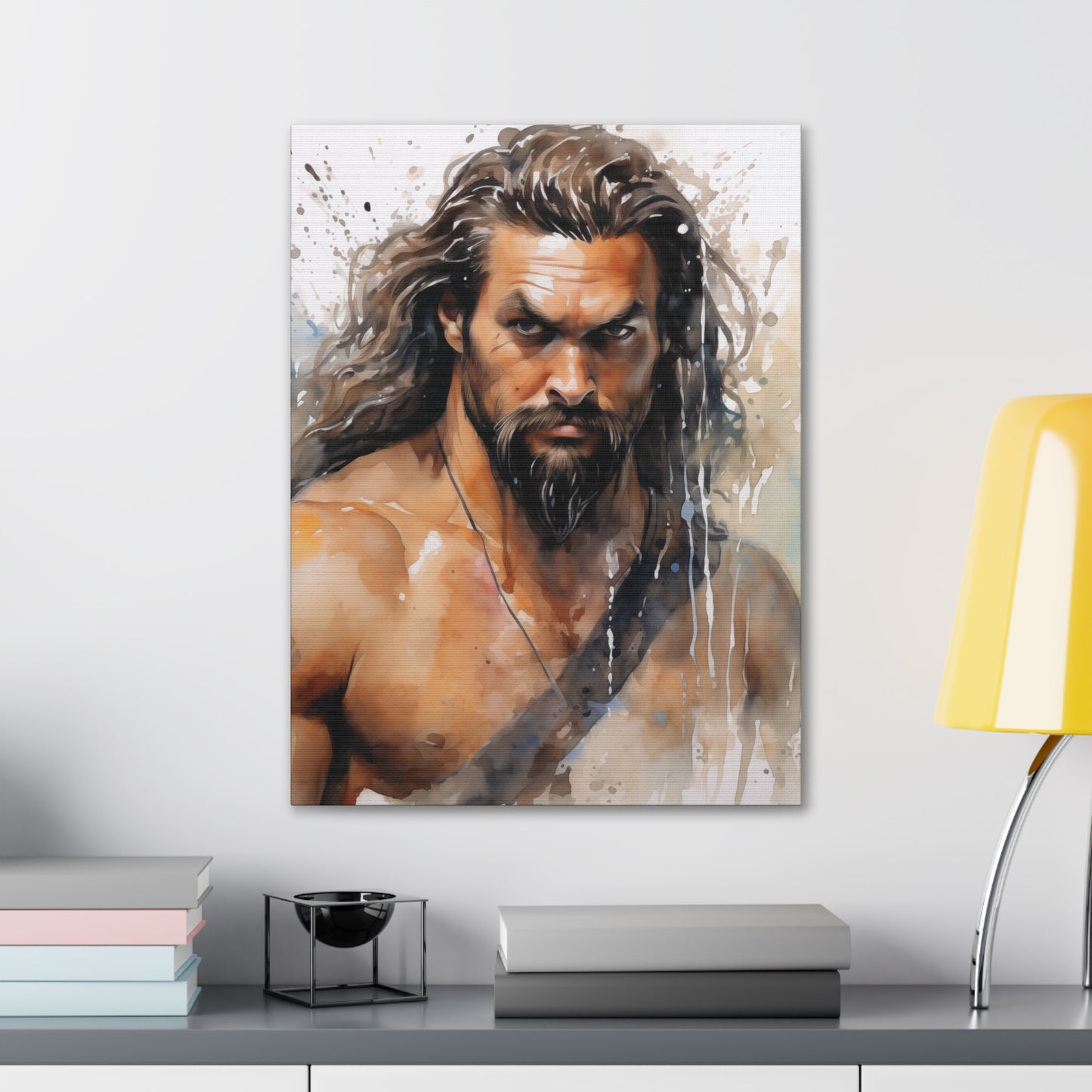 Gallery Wrapped Canvas, Celebrity Inspired, Pop Art Canvas – Jason