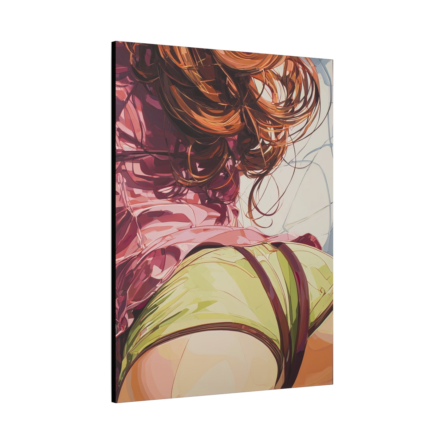 Gallery Wrapped Canvas, Tongue and Cheek Art Canvas, Naughty Girl Art Canvas – Persephone