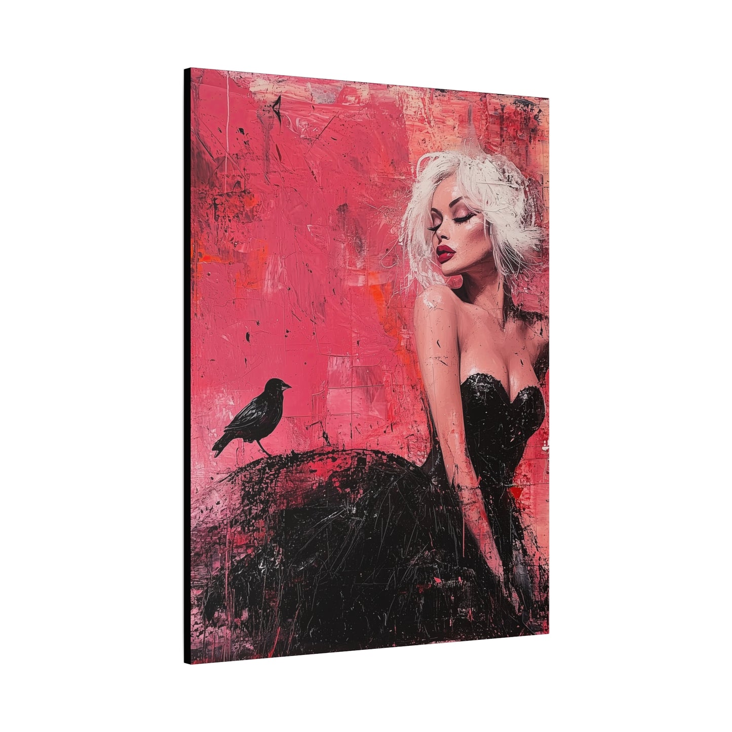 Gallery Wrapped Canvas, Sinners and Saints Adult Art Canvas, Erotic Pinup Art Canvas – Paloma
