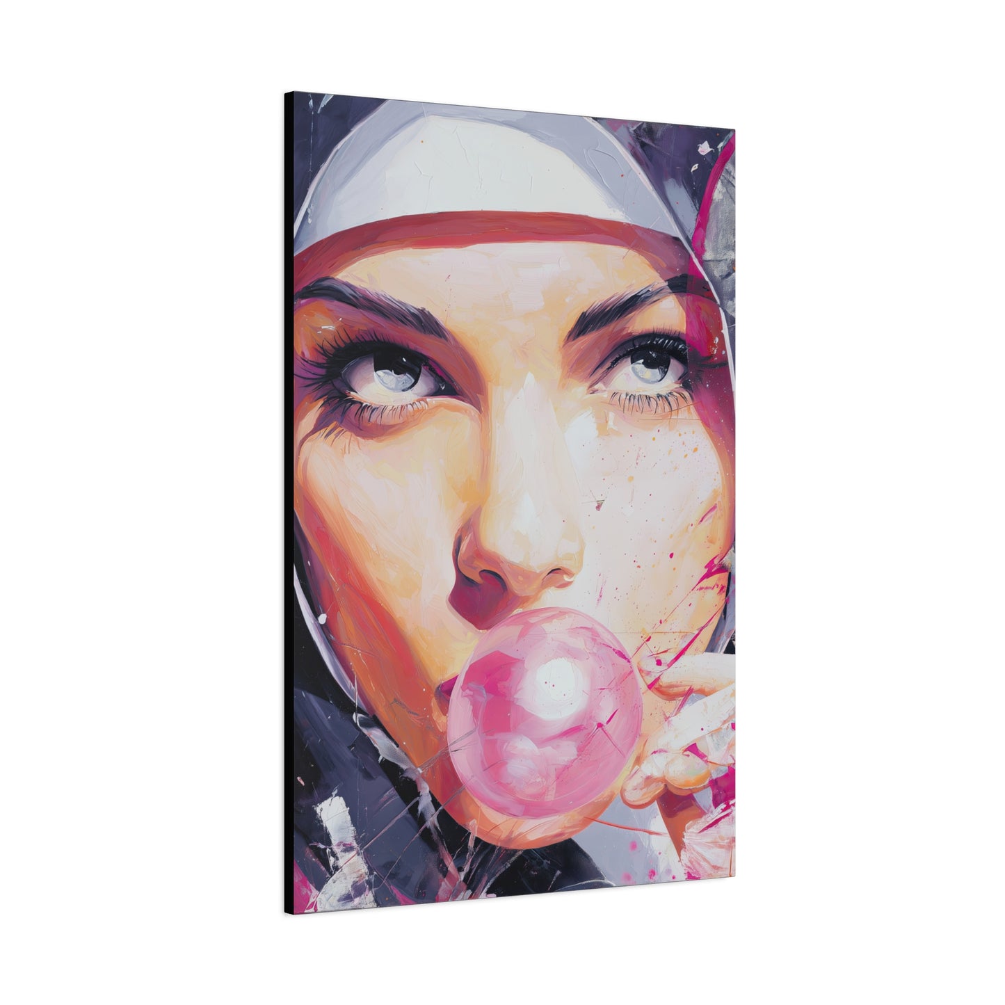 Gallery Wrapped Canvas, Habits and Heresy Art Canvas, Naughty Nuns Art Canvas – Sister Paloma