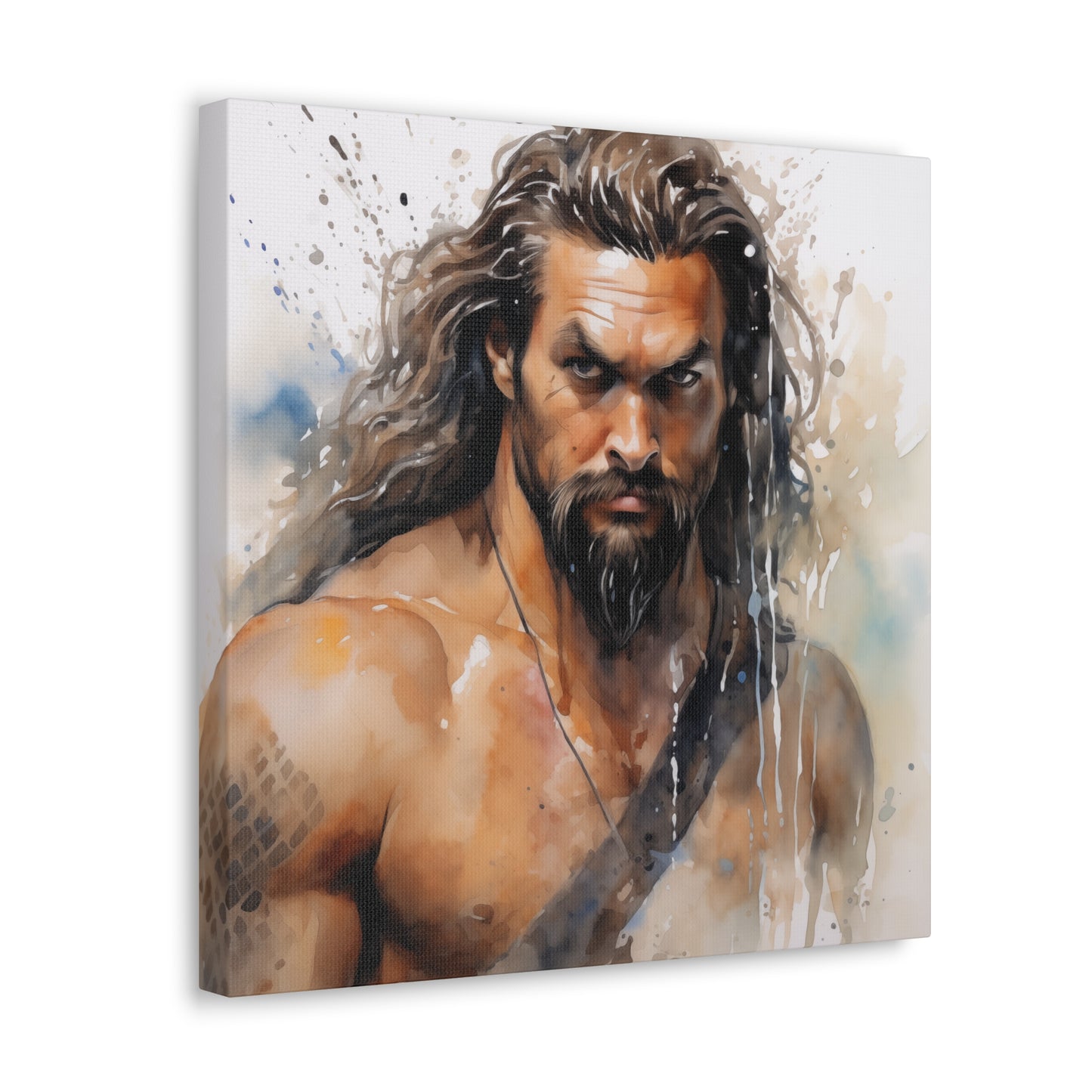 Gallery Wrapped Canvas, Celebrity Inspired, Pop Art Canvas – Jason