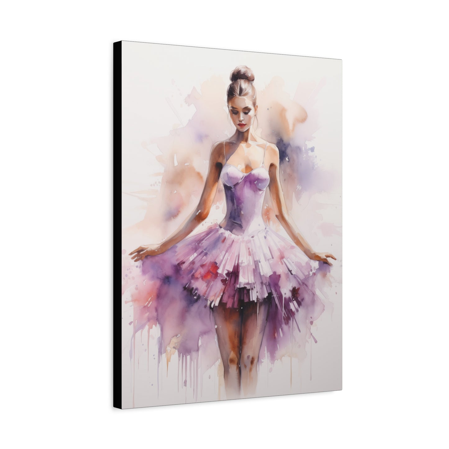 Pointes and Platforms, Gallery Wrapped Canvas, Ballerina Beauty, Ballet Art Canvas – Joanna