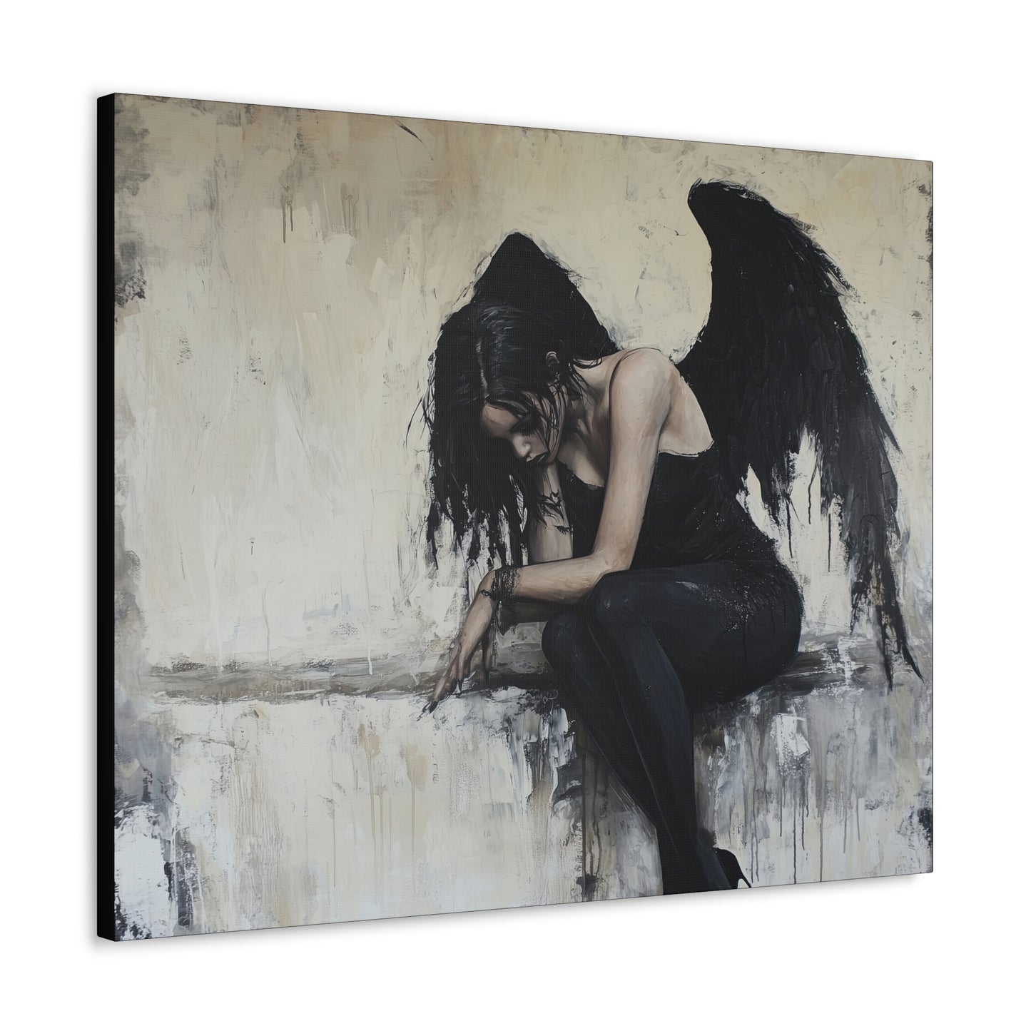 Gallery Wrapped Canvas, Sinners and Saints Art Canvas, Erotic Pinup Art Canvas – Helena
