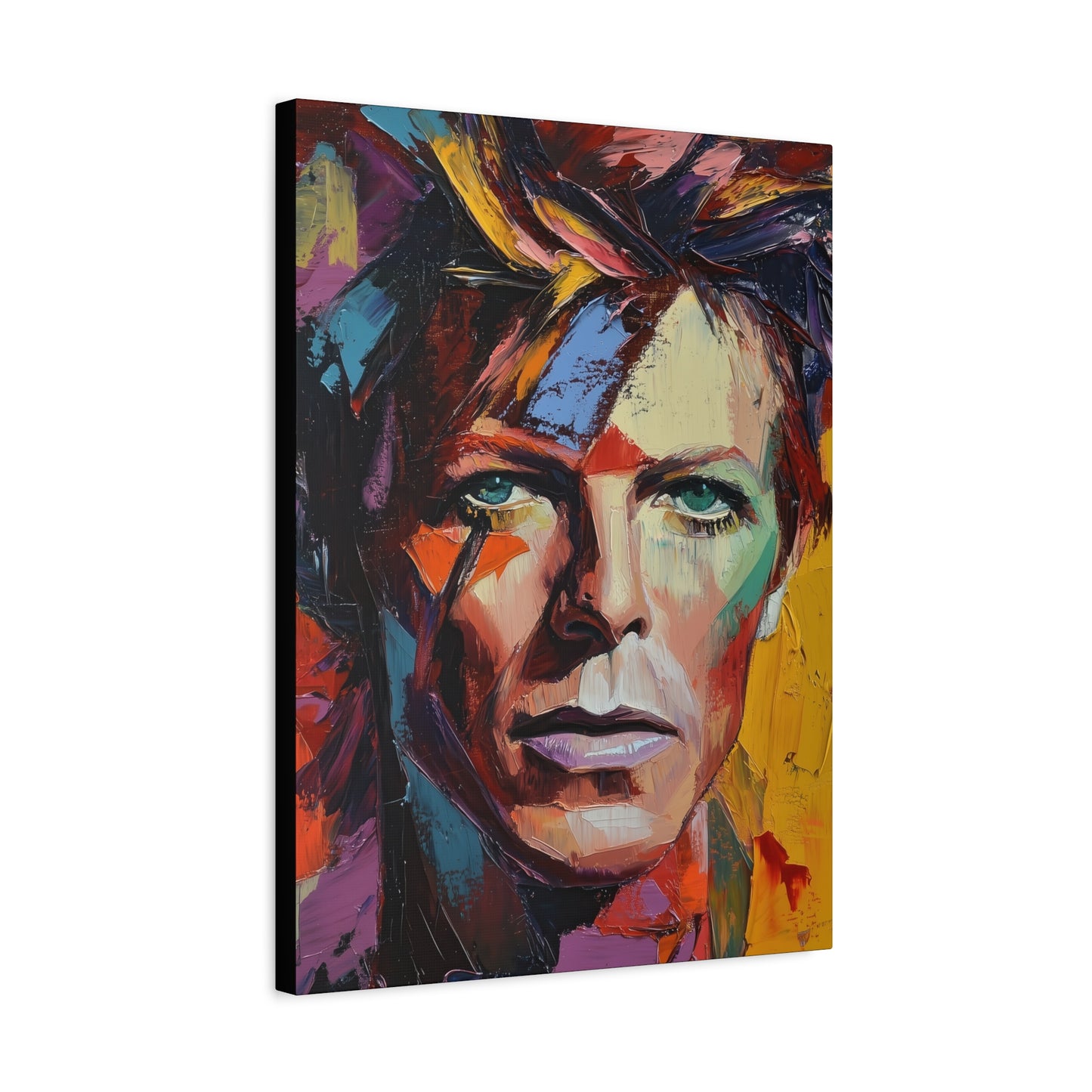 Gallery Wrapped Canvas, Celebrity Inspired, Pop Art Canvas – Bowie