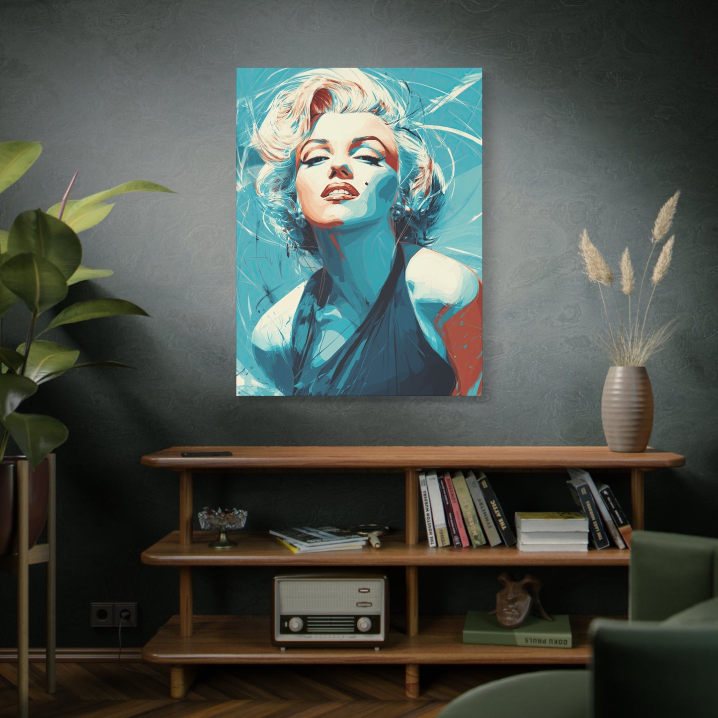 Gallery Wrapped Canvas, The Diva Project Art Canvas, Pinup Art Canvas – Marilyn Monroe - SEVEN
