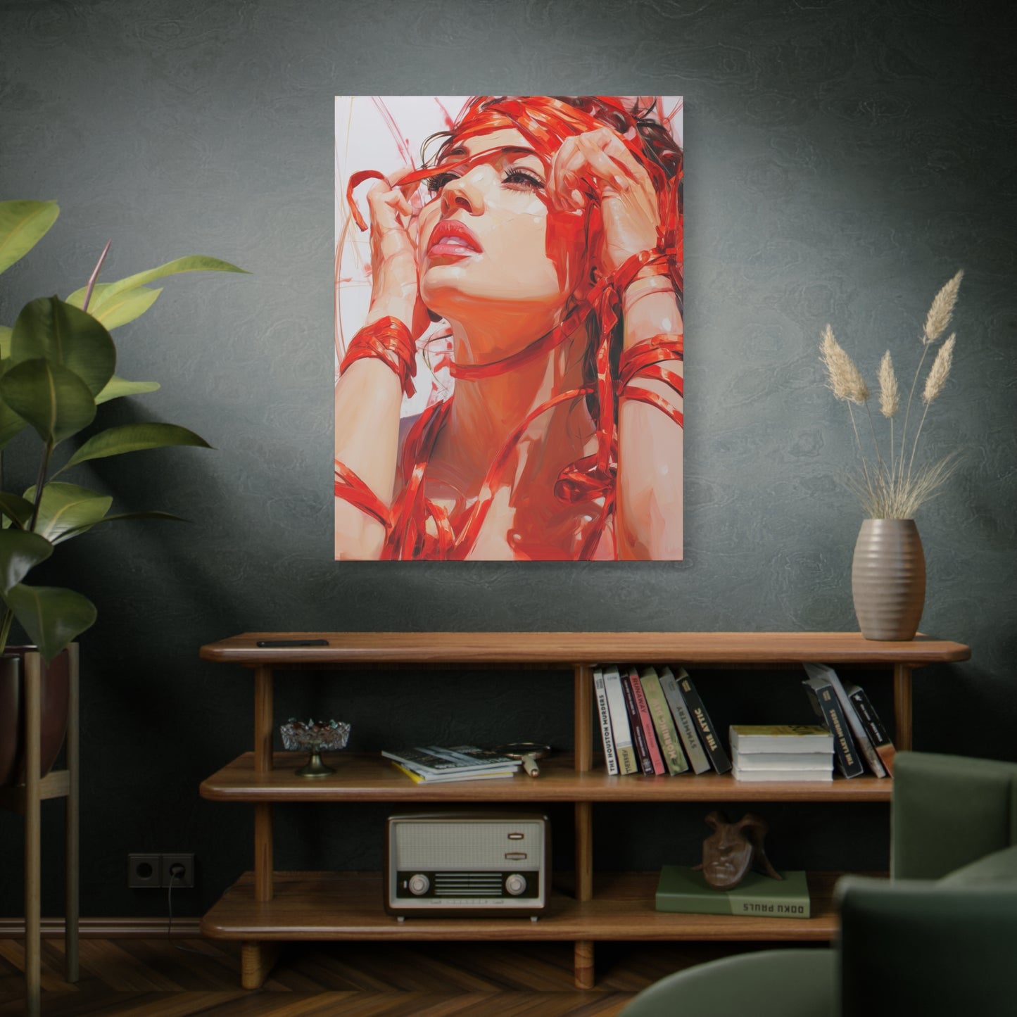 Gallery Wrapped Canvas, Ropes and Reverence Art Canvas, Erotic Shibari Art Canvas – Isolde