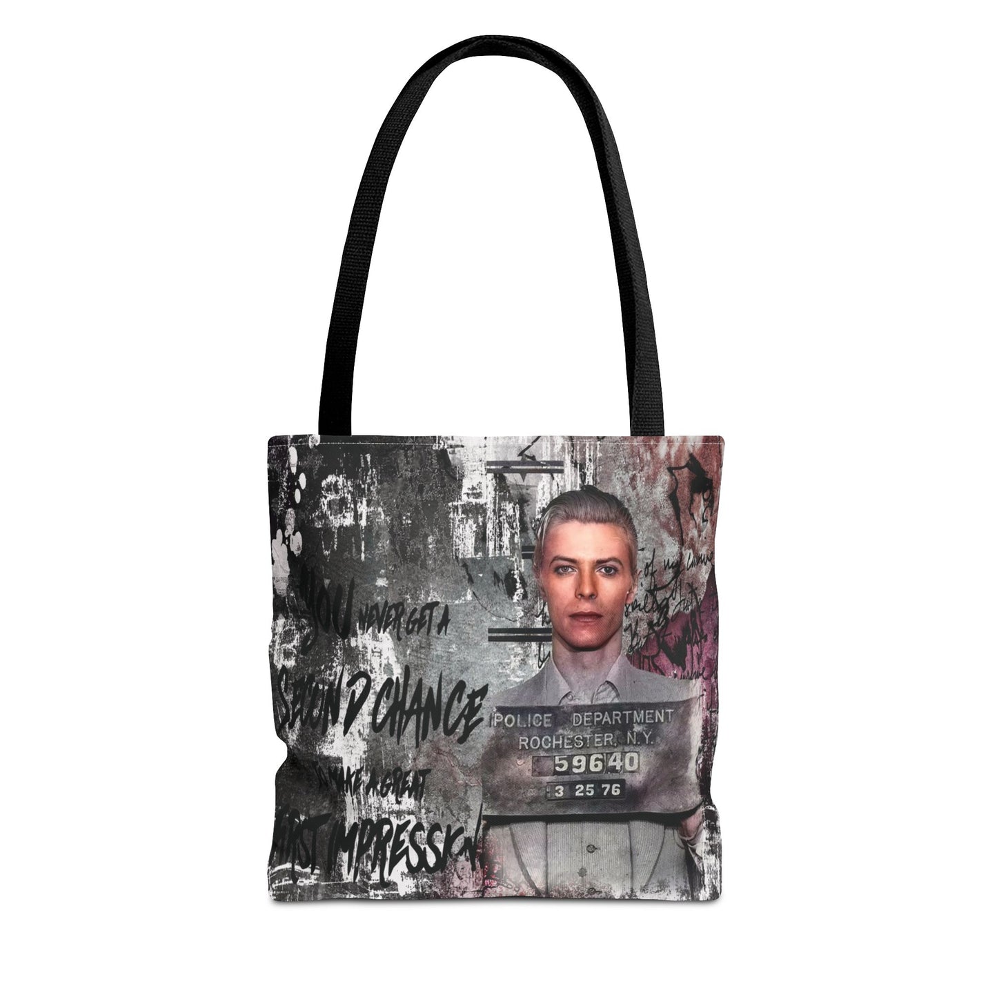 First Impression Tote Bag, Utility Tote - Celebrity Inspired Inspired Tote - Bowie