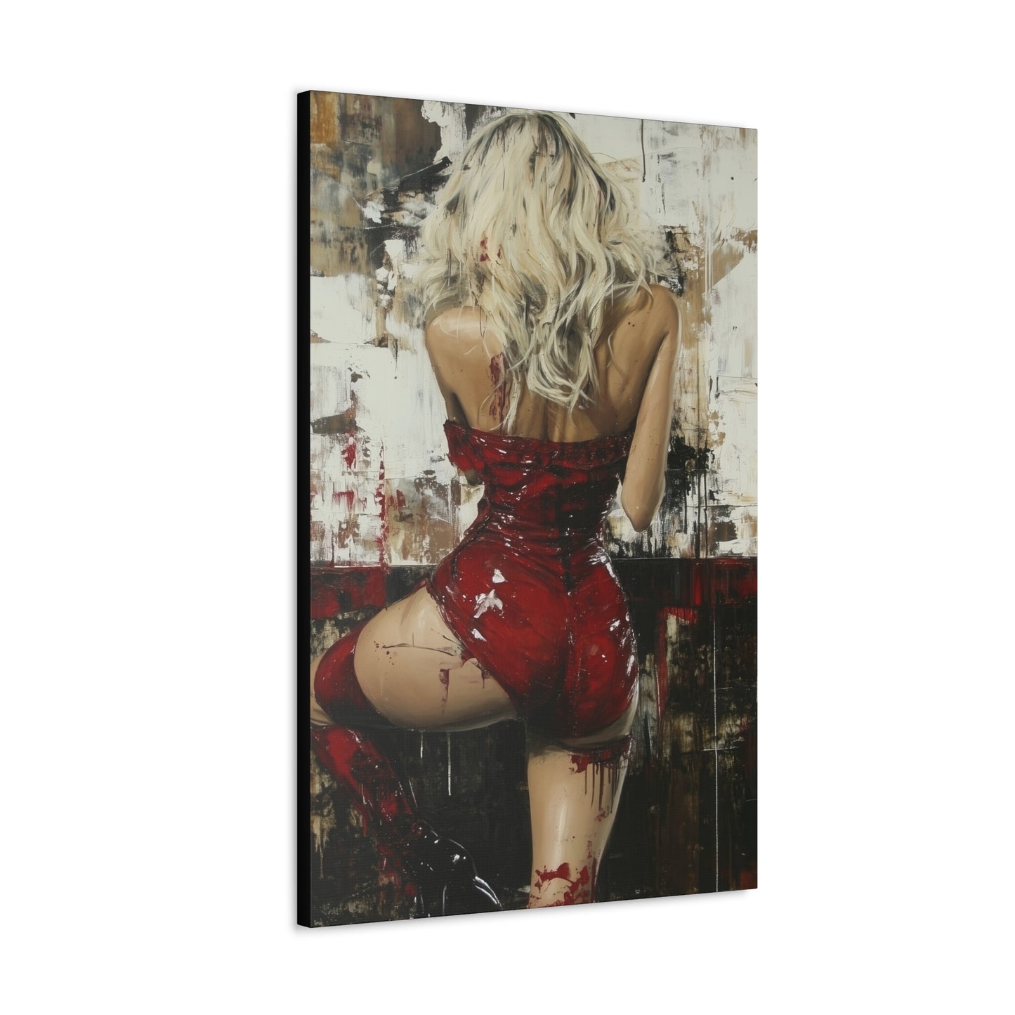 Gallery Wrapped Canvas, Sinners and Saints Art Canvas, Erotic Art Canvas – Veronica