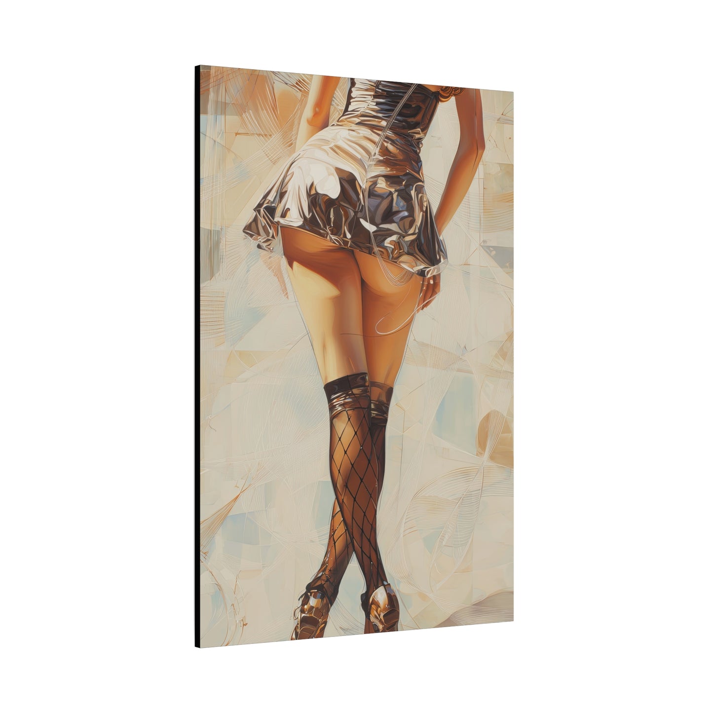 Gallery Wrapped Canvas, Tongue and Cheek Art Canvas, Naughty Girl Art Canvas – Gilda