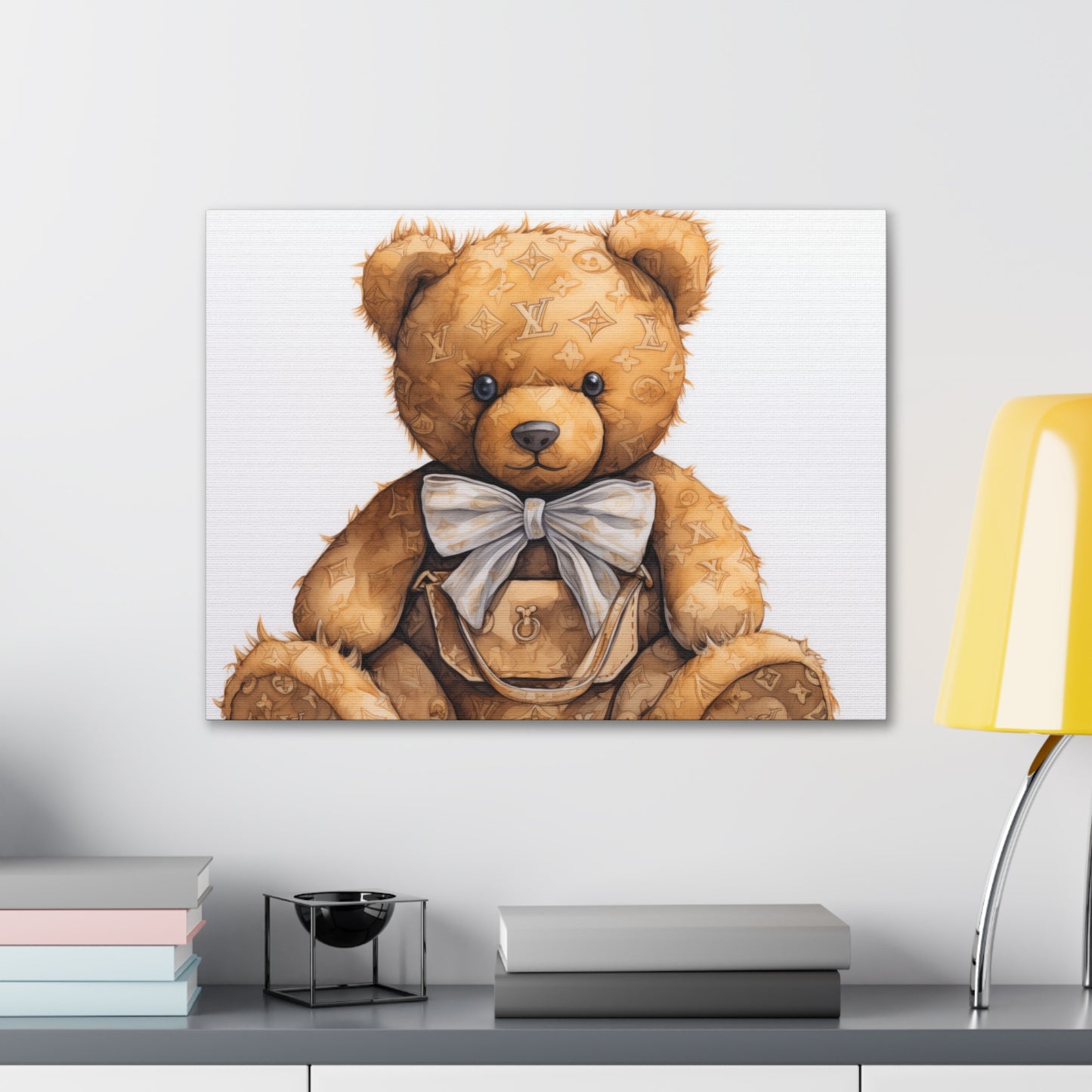 Canvas Gallery Wrap - LV Bear Wall Art - Ring