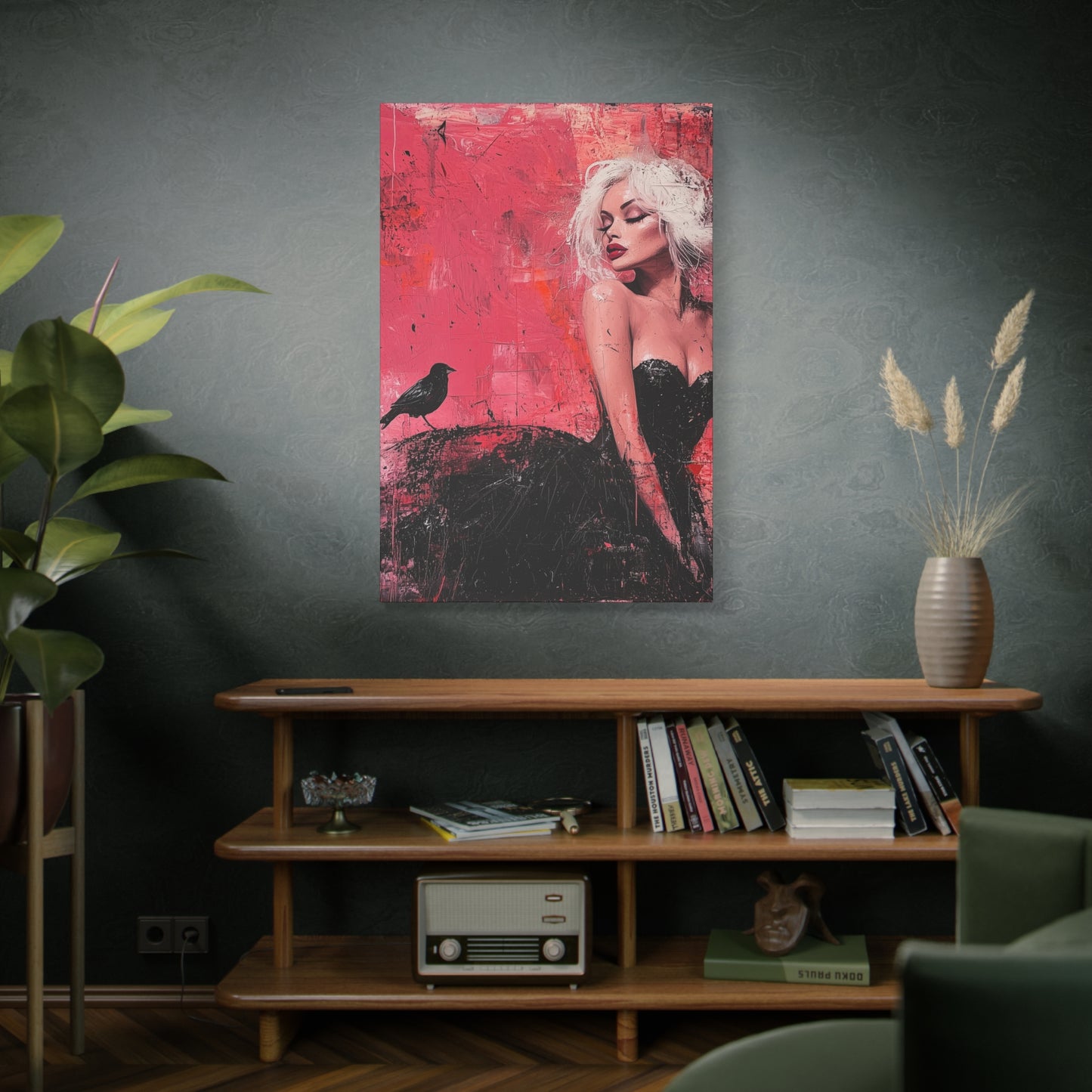 Gallery Wrapped Canvas, Sinners and Saints Adult Art Canvas, Erotic Pinup Art Canvas – Paloma