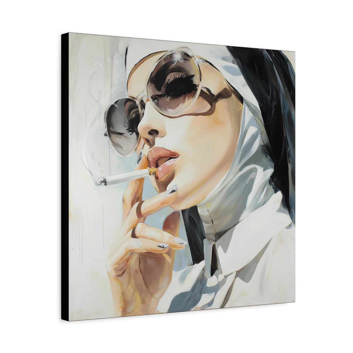 Gallery Wrapped Canvas, Habits and Heresy Art Canvas, Naughty Nuns Art Canvas – Sister Theodora