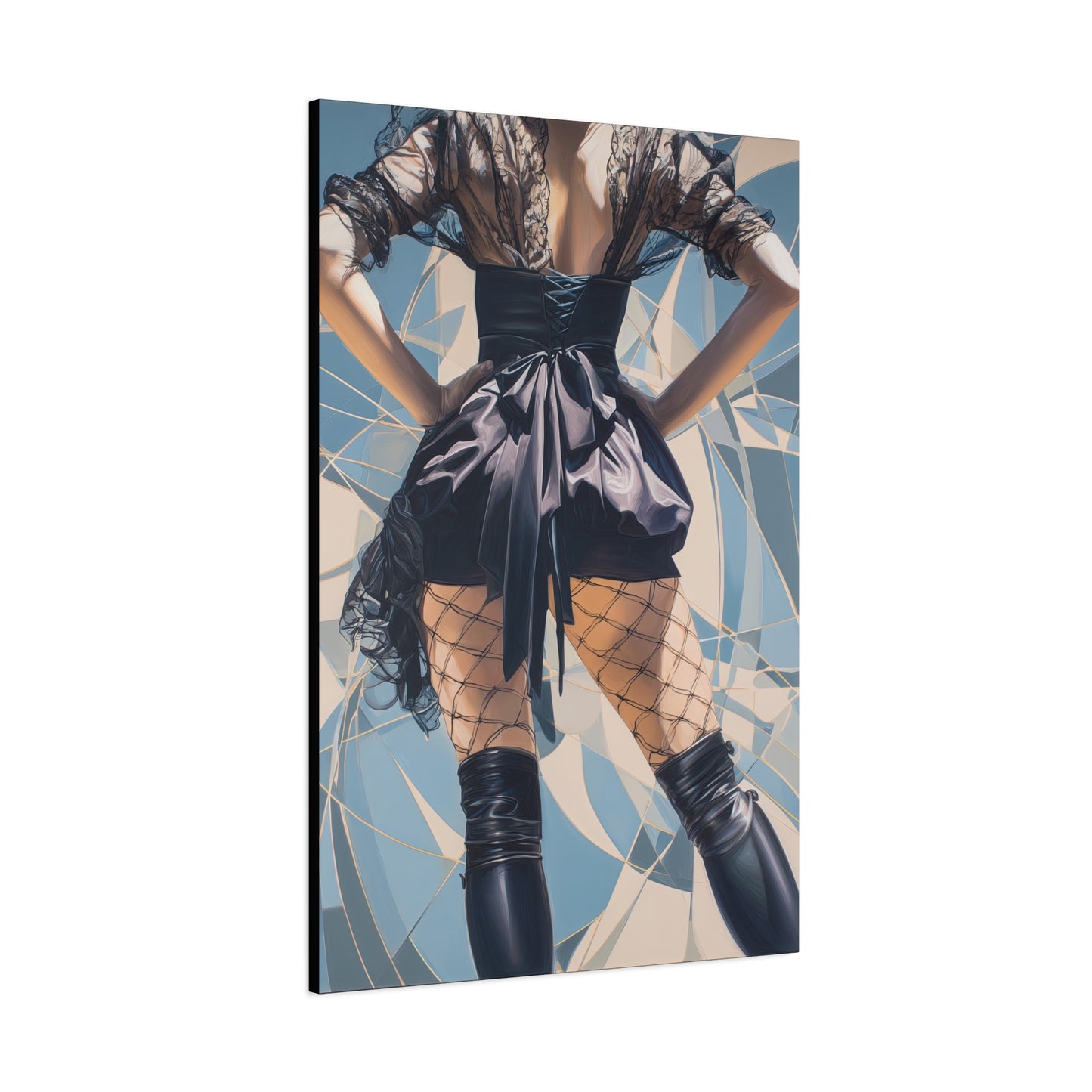 Gallery Wrapped Canvas, Tongue and Cheek Art Canvas, Naughty Girl Art Canvas – Dani