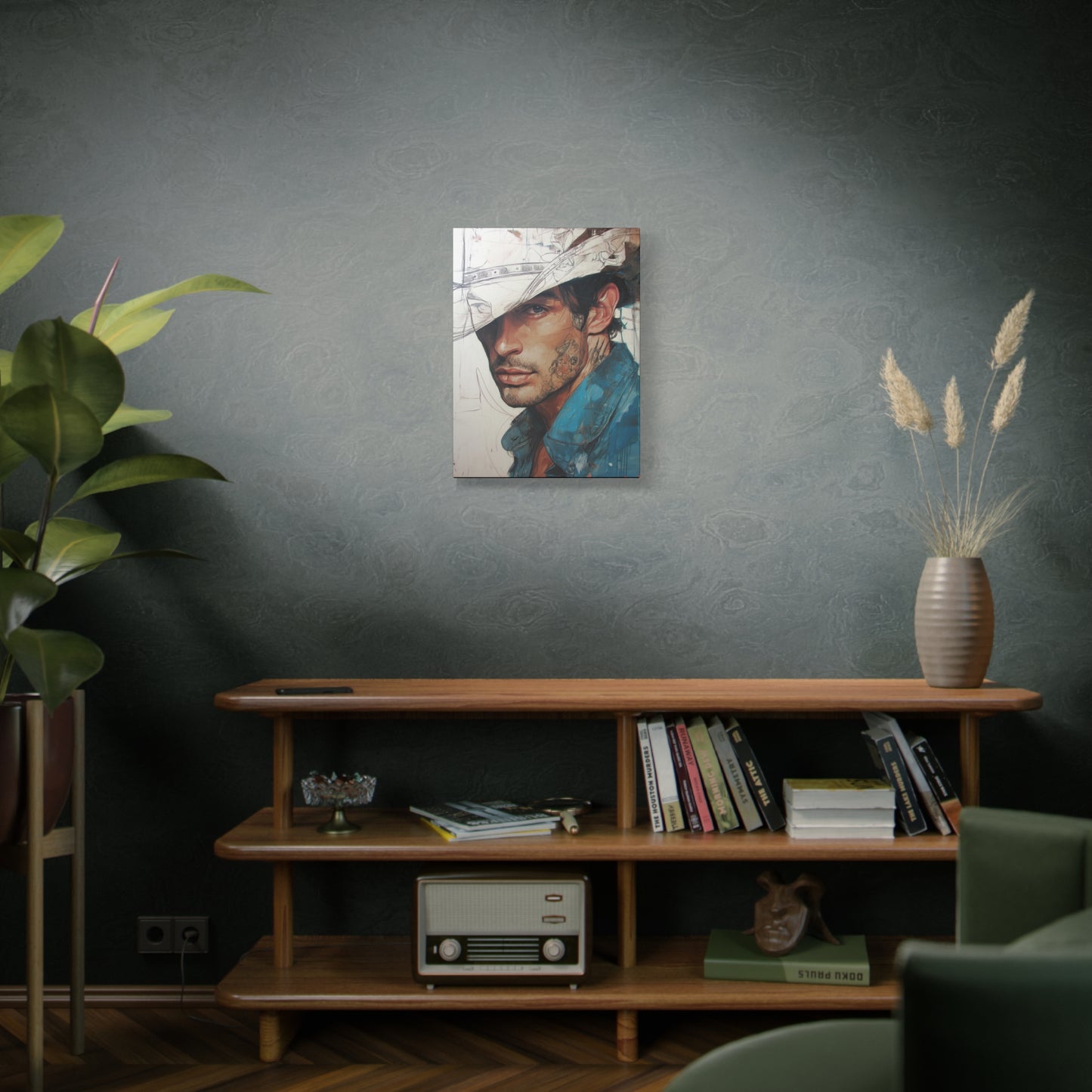 Gallery Wrapped Canvas, Wranglers and Wreckage Art Canvas, Erotic Pinup Art Canvas – Jack