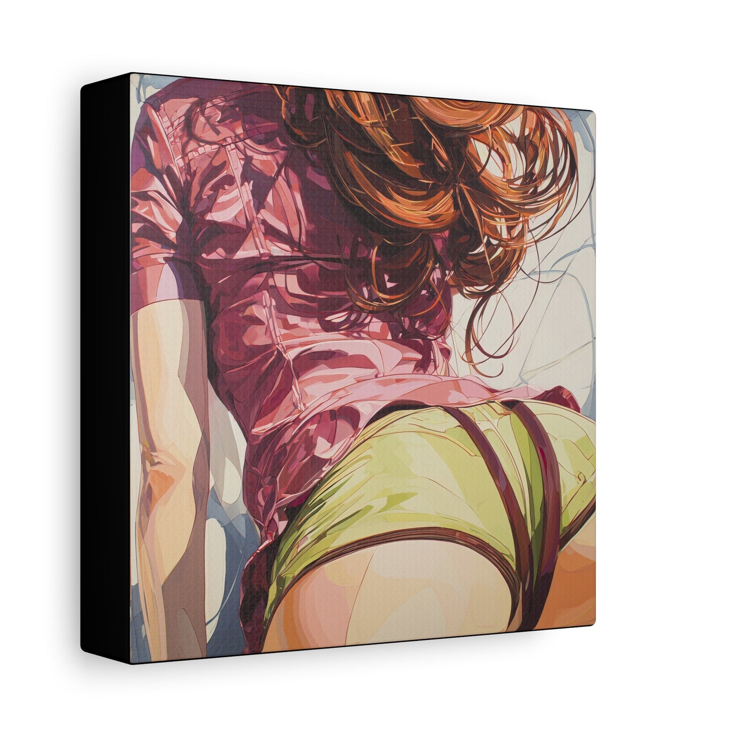 Gallery Wrapped Canvas, Tongue and Cheek Art Canvas, Naughty Girl Art Canvas – Persephone