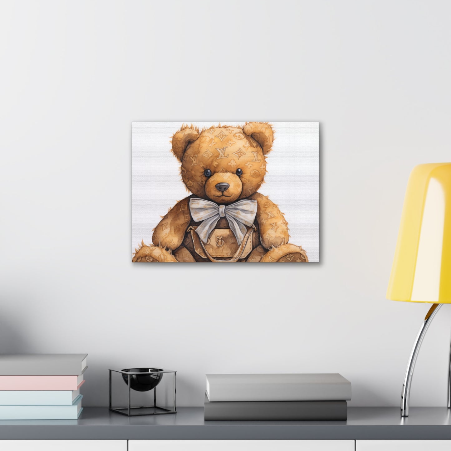 Canvas Gallery Wrap - LV Bear Wall Art - Ring