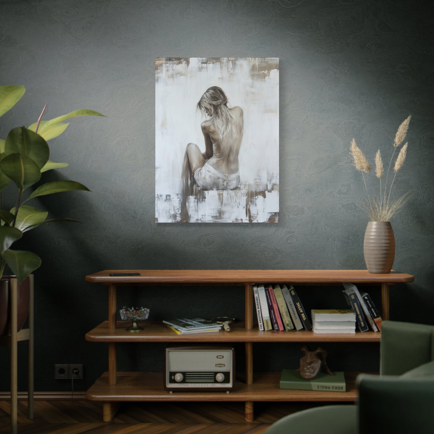 Gallery Wrapped Canvas, Sinners and Saints Art Canvas, Erotic Pinup Art Canvas – Katherine