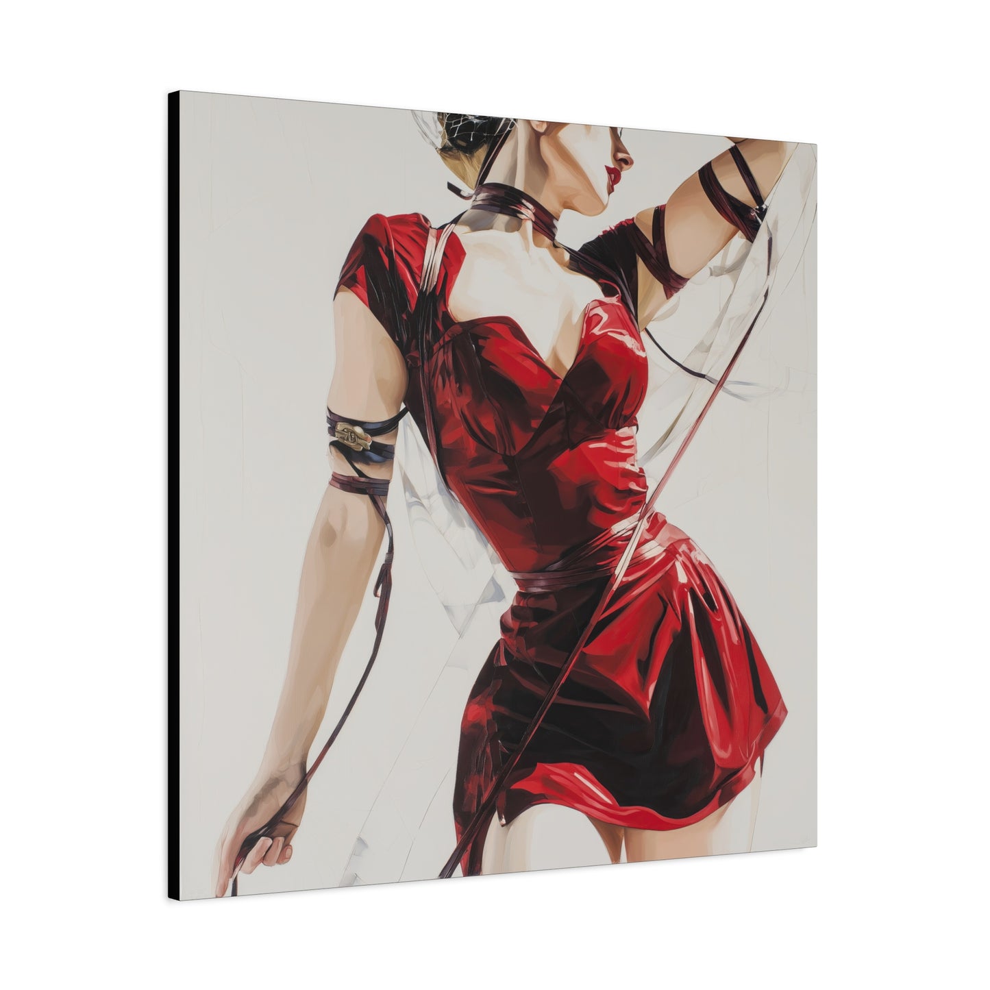 Gallery Wrapped Canvas, Ropes and Reverence Art Canvas, Erotic Shibari Art Canvas – Yumi