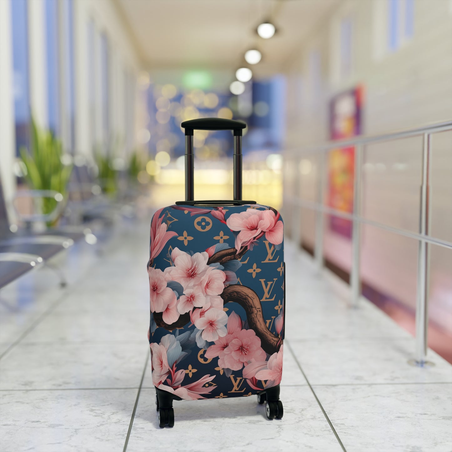 Designer Inspired Luggage Cover - LV Sakura