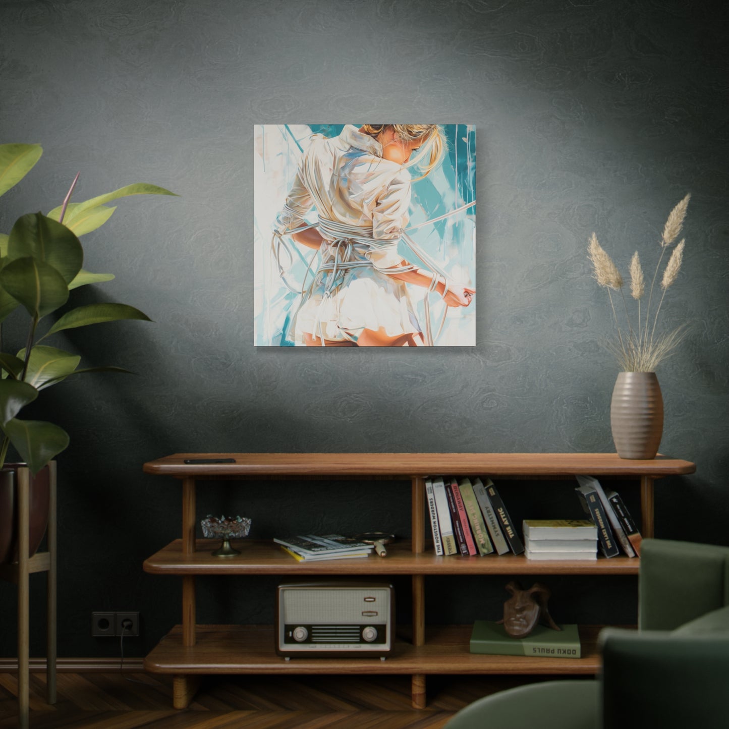 Gallery Wrapped Canvas, Ropes and Reverence Art Canvas, Erotic Shibari Art Canvas – Hannah's Sister