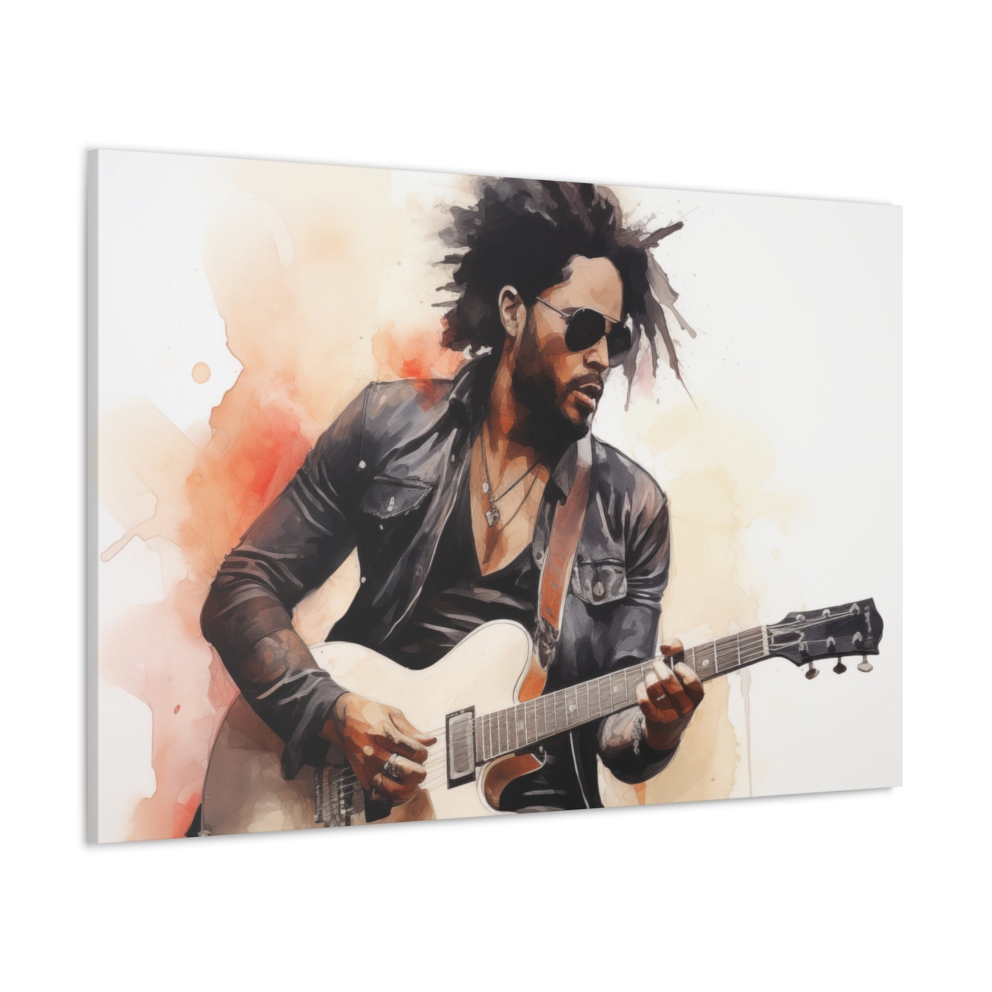 Gallery Wrapped Canvas, Celebrity Inspired, Pop Art Canvas – Lenny Also