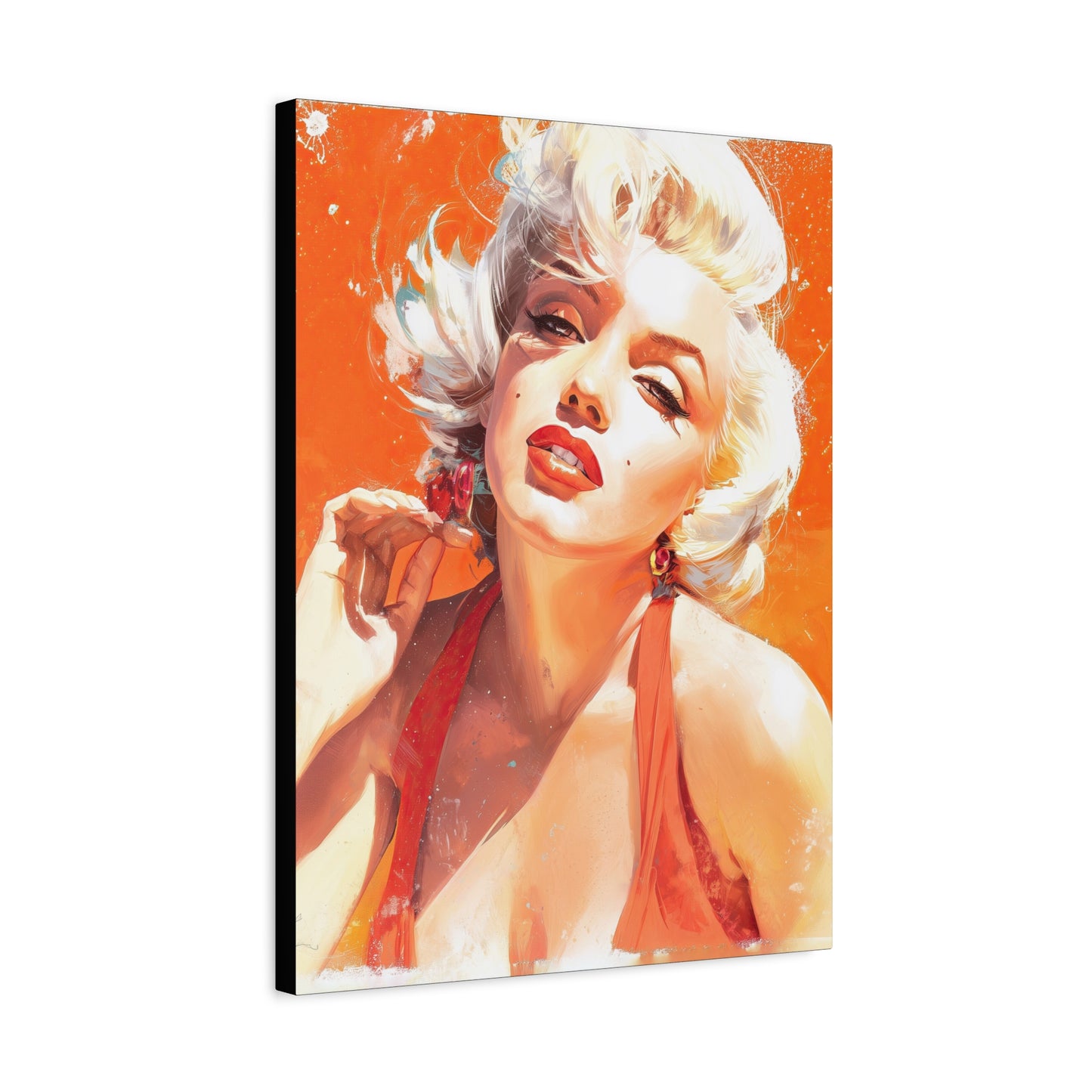 Gallery Wrapped Canvas, The Diva Project Art Canvas, Pinup Art Canvas – Marilyn Monroe - THREE