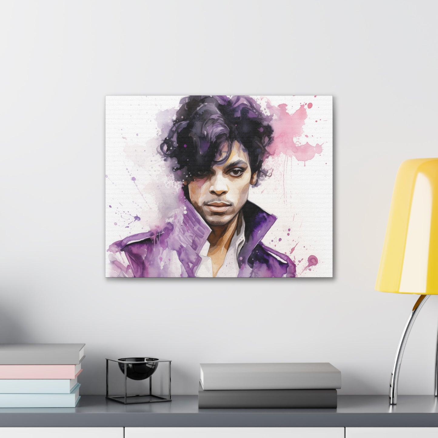 Gallery Wrapped Canvas, Celebrity Inspired, Pop Art Canvas – Prince Rogers